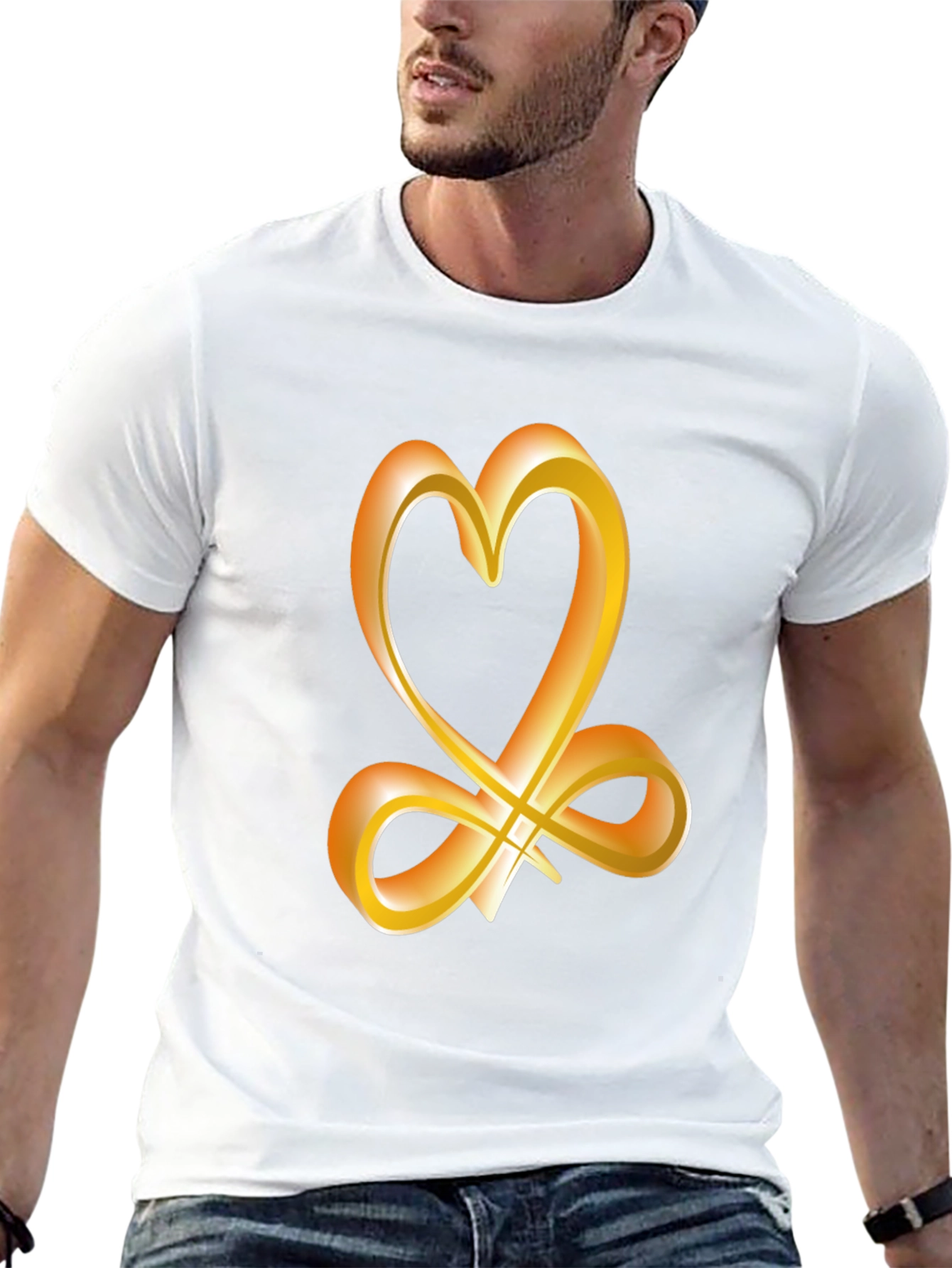 Heart Infinity Symbol Graphic Tee