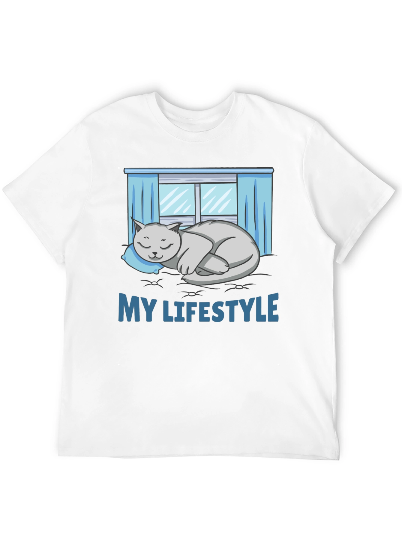 My Lifestyle Cat Nap T-Shirt - Relaxed Fit