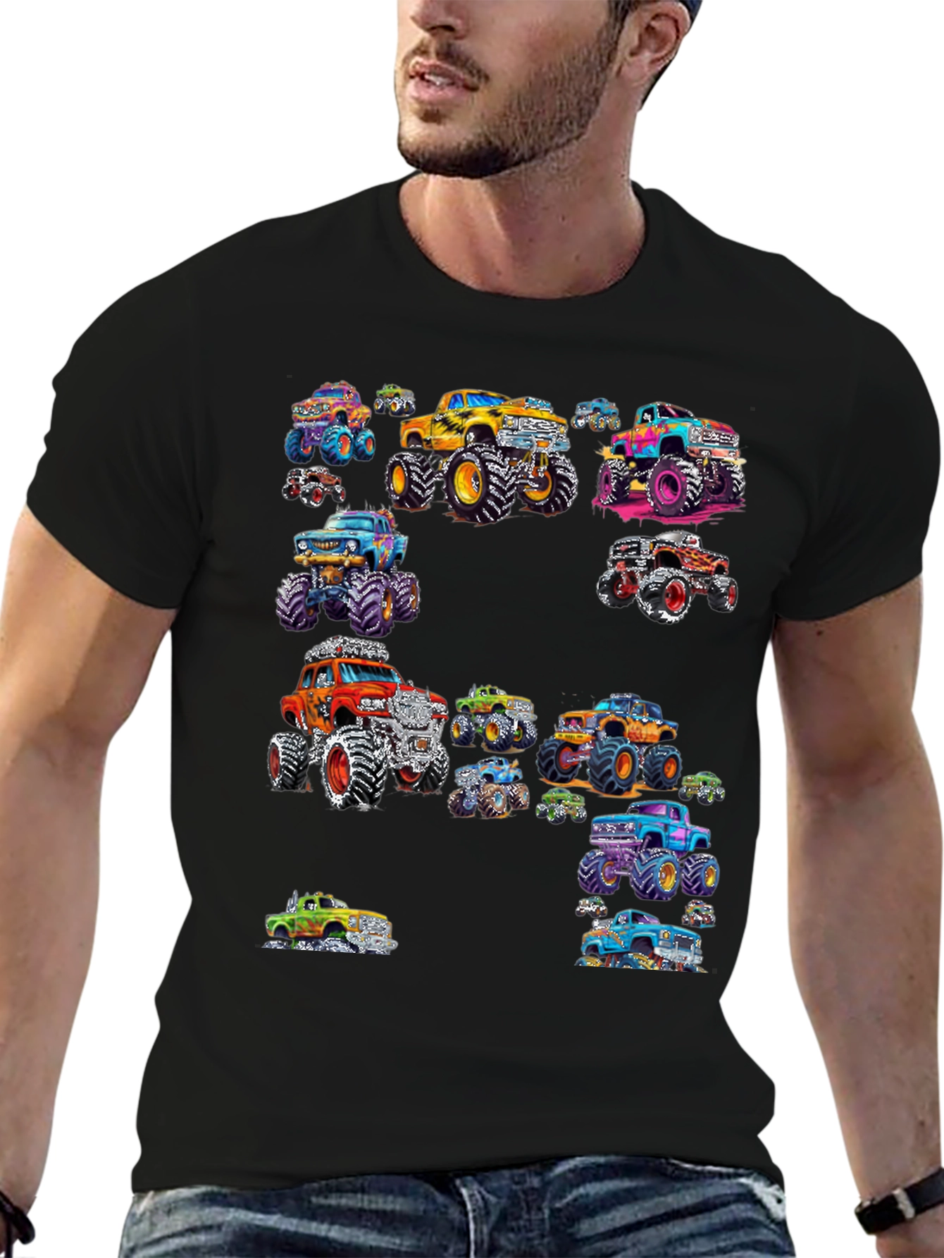Monster Truck Rally Graphic T-Shirt