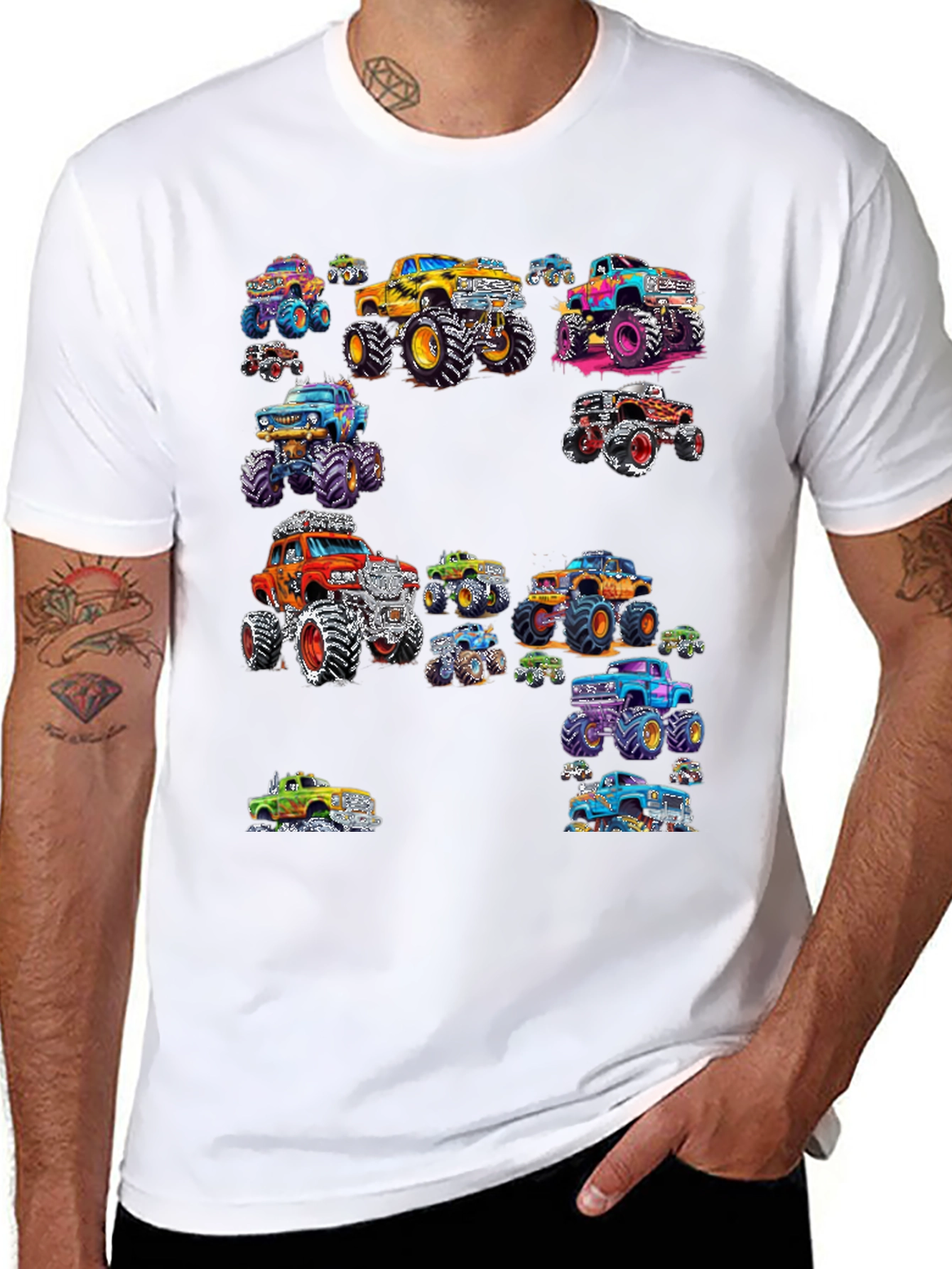 Monster Truck Rally Graphic T-Shirt
