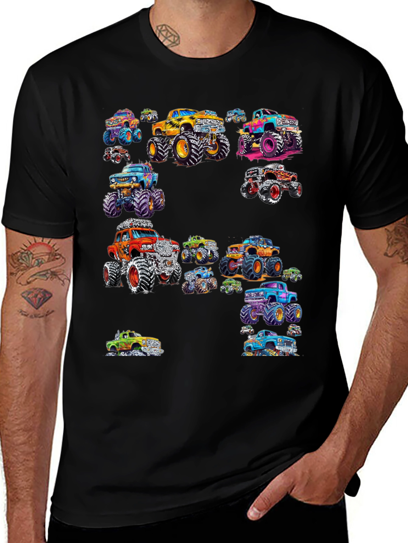 Monster Truck Rally Graphic T-Shirt