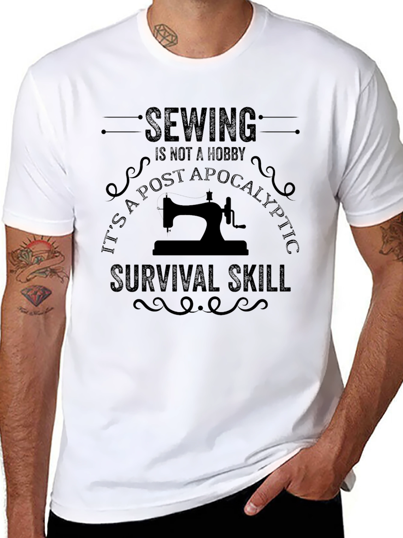 Sewing Survival Skill T-Shirt