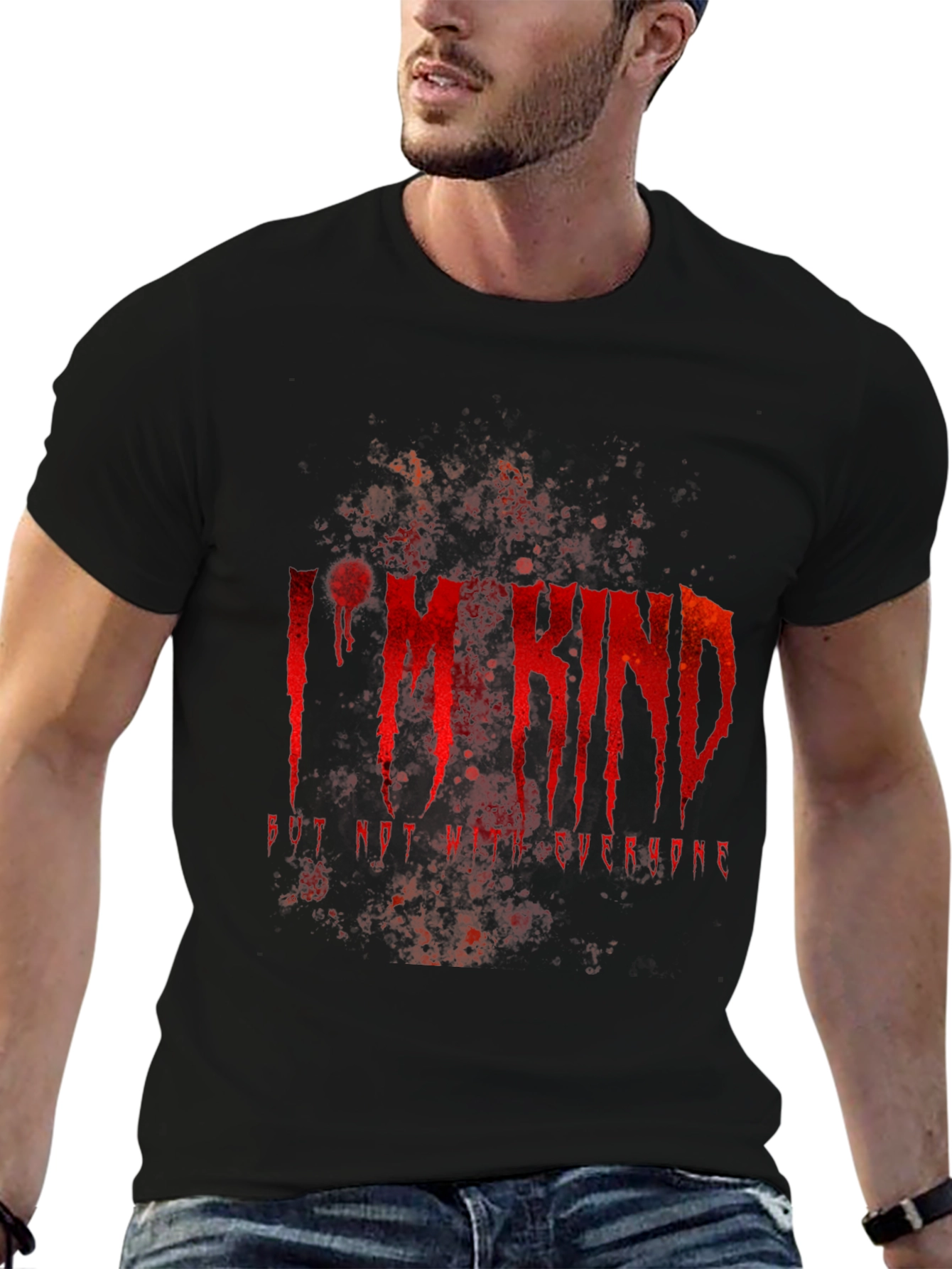 Im Kind Tee - Edgy Graphic Print