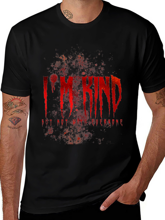 Im Kind Tee - Edgy Graphic Print