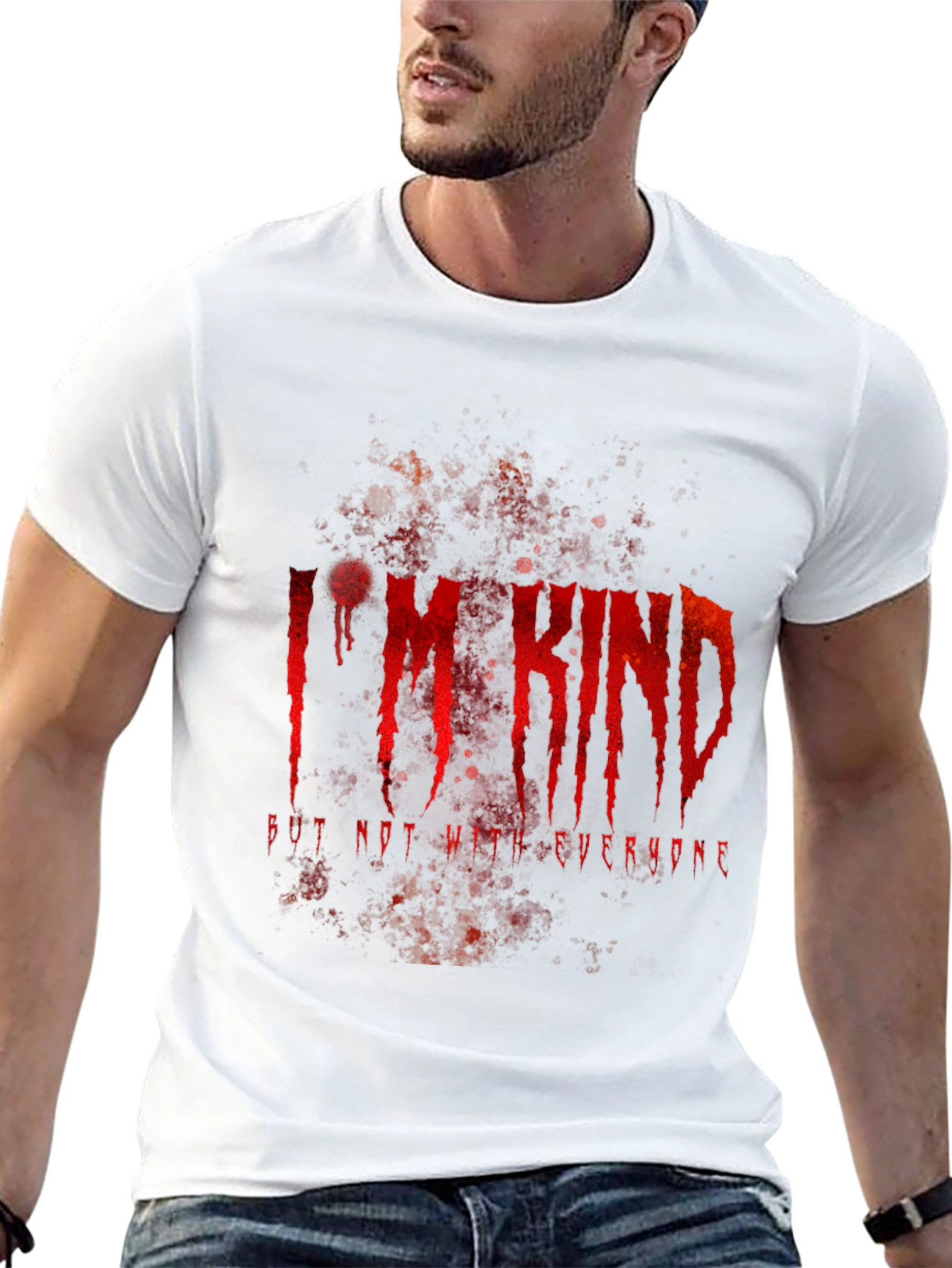 Im Kind Tee - Edgy Graphic Print
