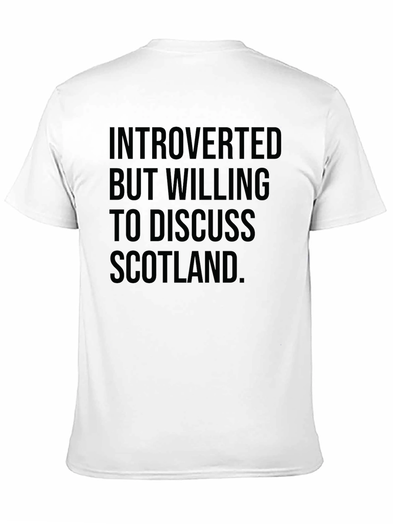 Introverted Scotland T-Shirt -  Discuss Scotland