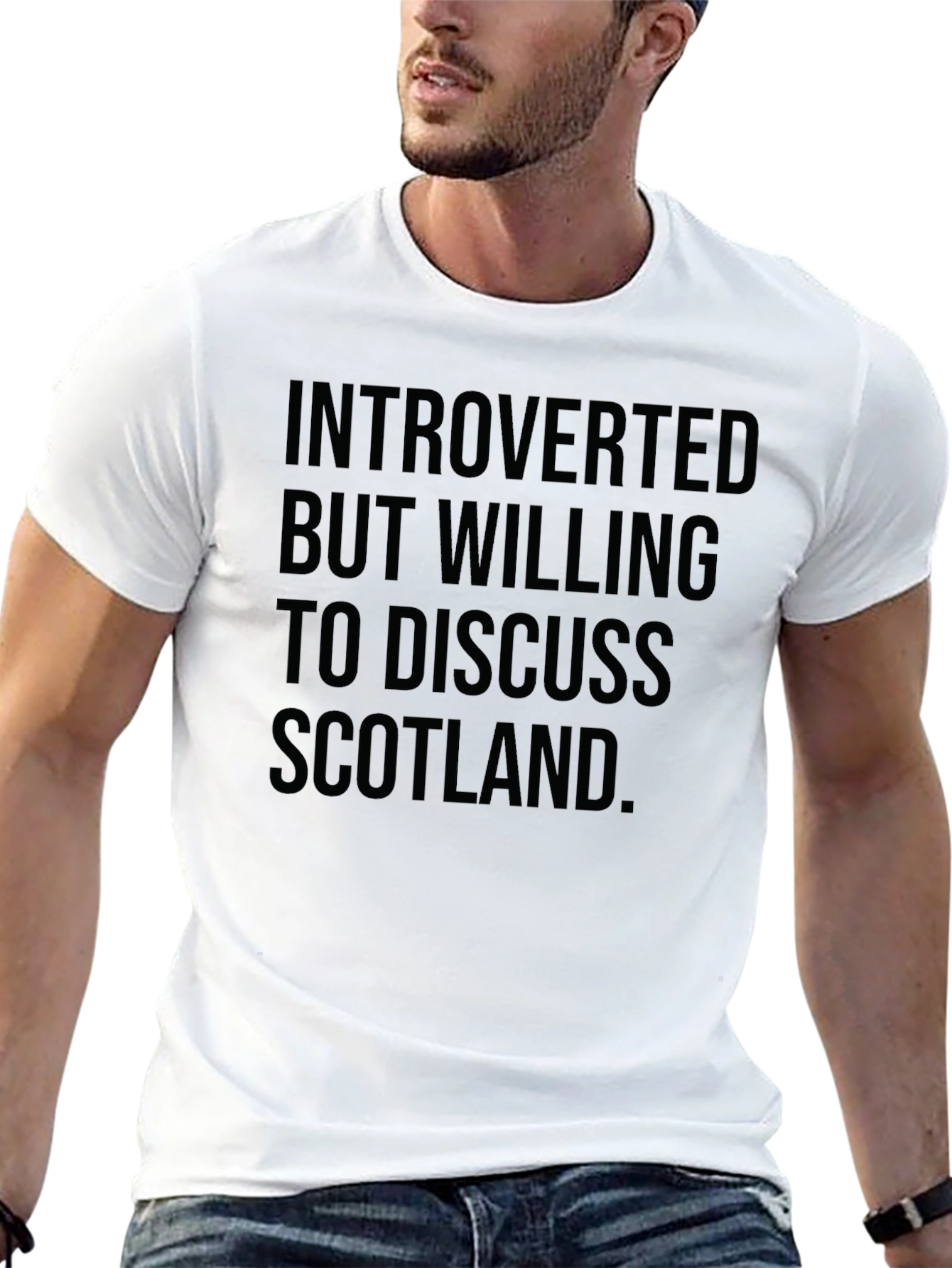 Introverted Scotland T-Shirt -  Discuss Scotland
