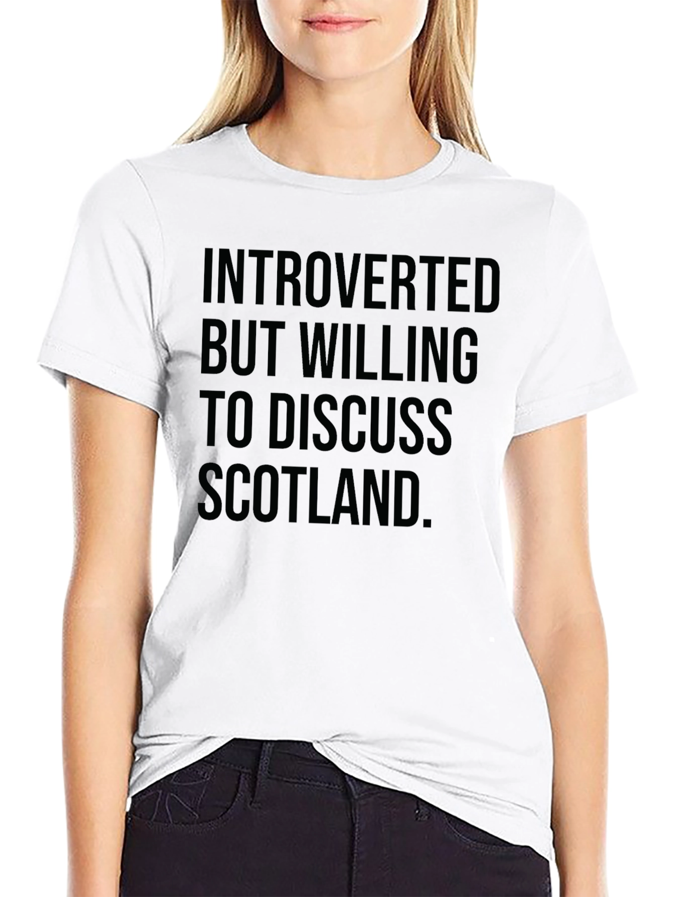 Introverted Scotland T-Shirt -  Discuss Scotland