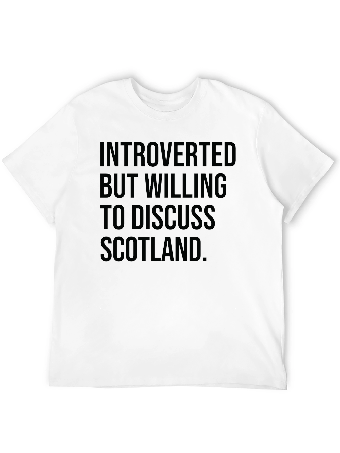 Introverted Scotland T-Shirt -  Discuss Scotland
