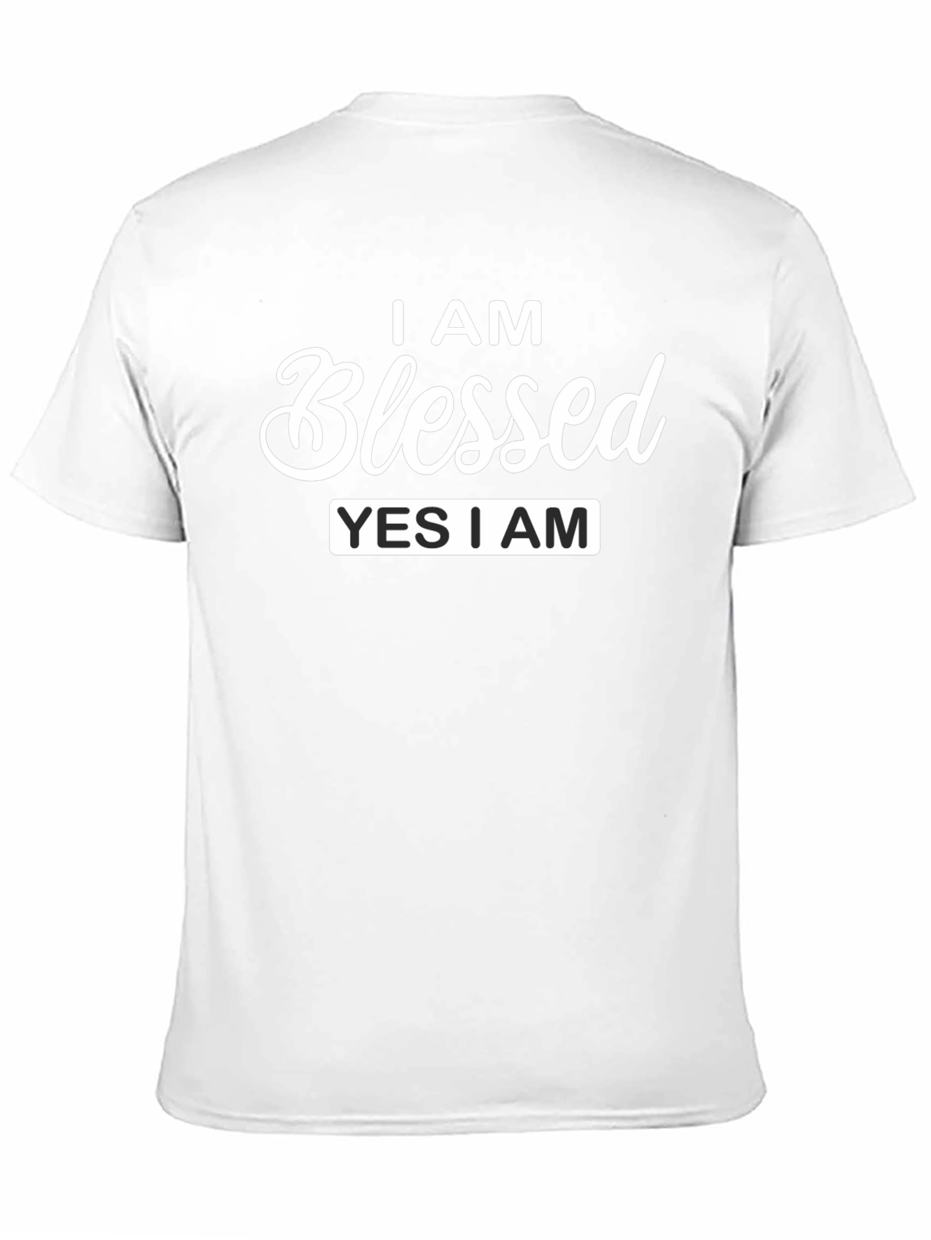I am Blessed Graphic T-Shirt - Black