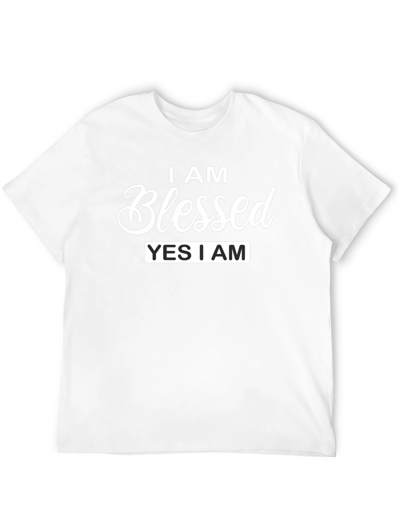 I am Blessed Graphic T-Shirt - Black