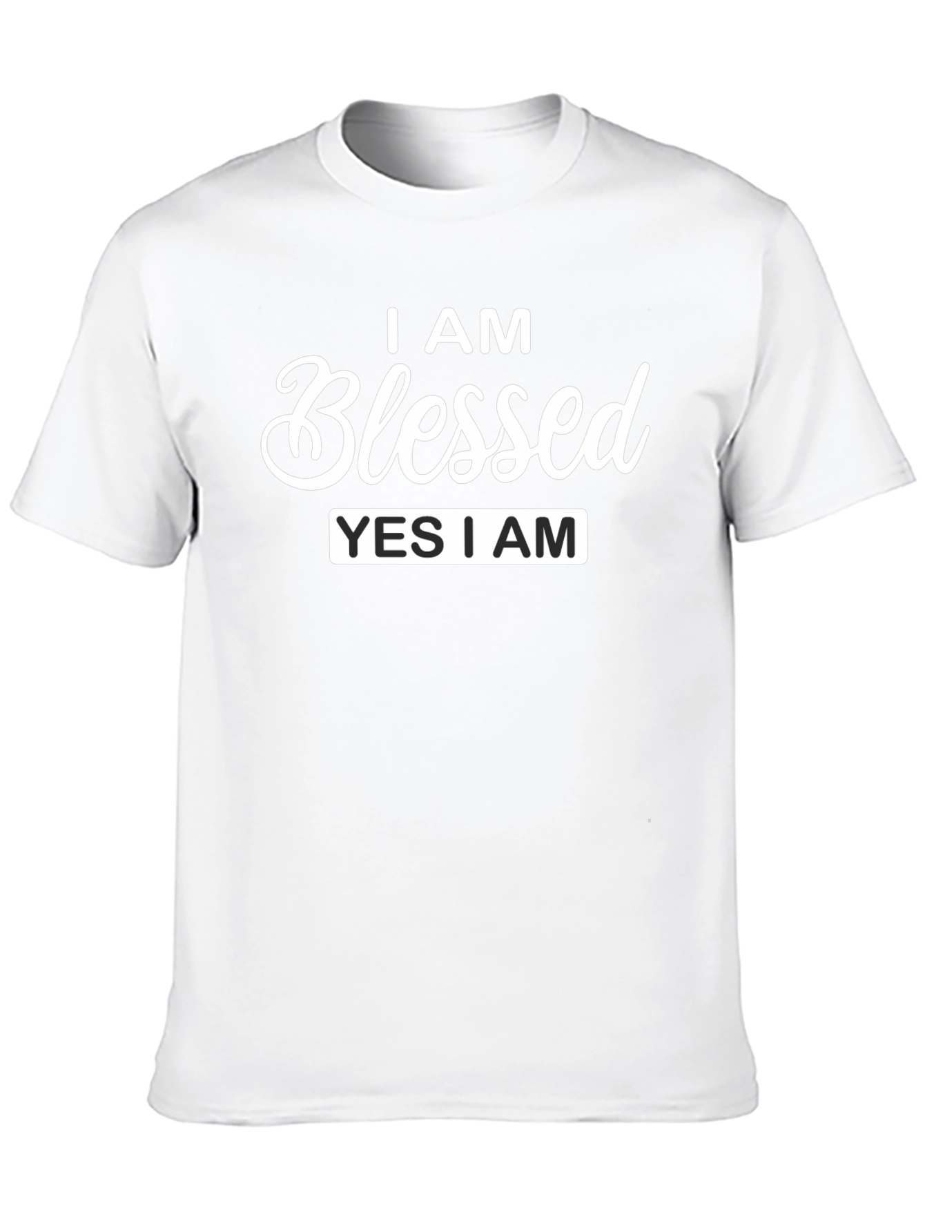 I am Blessed Graphic T-Shirt - Black