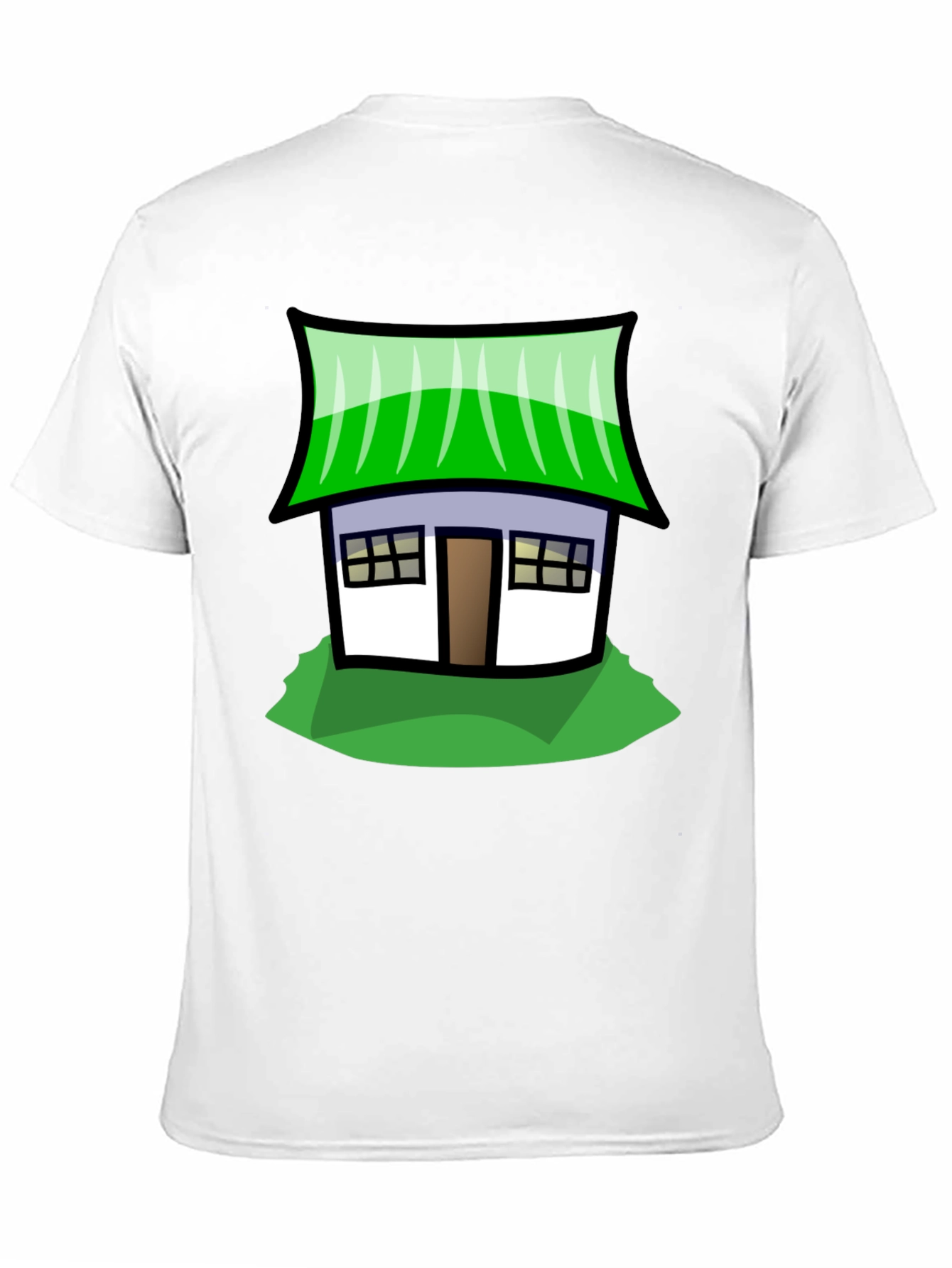 Whimsical House Graphic Tee - Soft Cotton Comfort