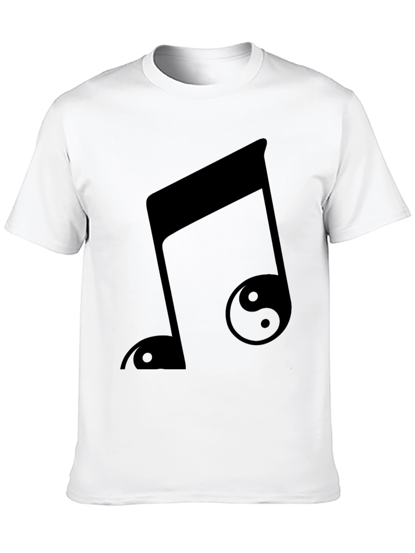 Musical Yin Yang Graphic Tee - Modern Comfort