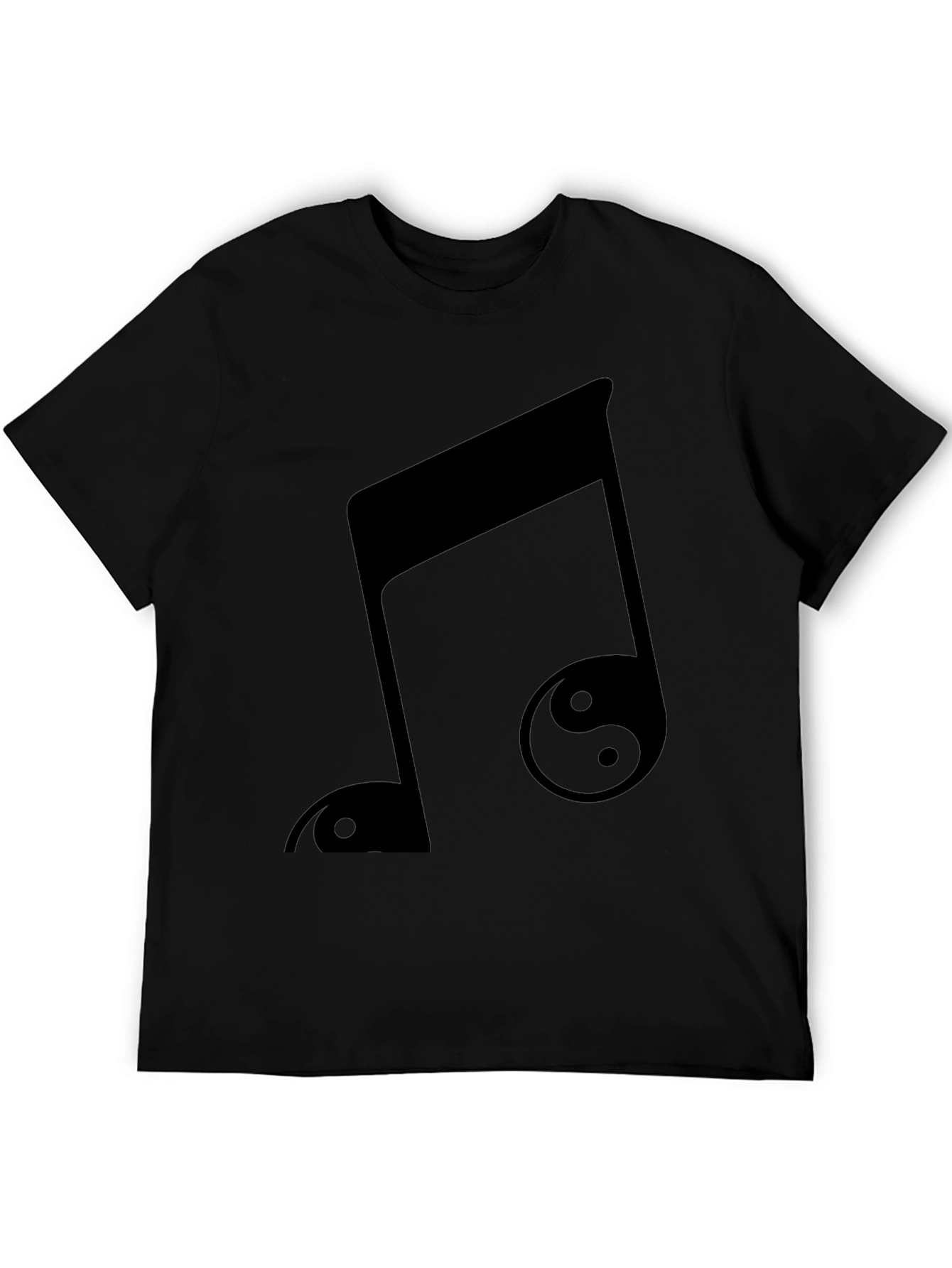 Musical Yin Yang Graphic Tee - Modern Comfort