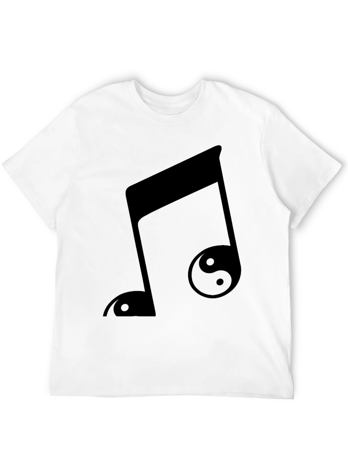 Musical Yin Yang Graphic Tee - Modern Comfort