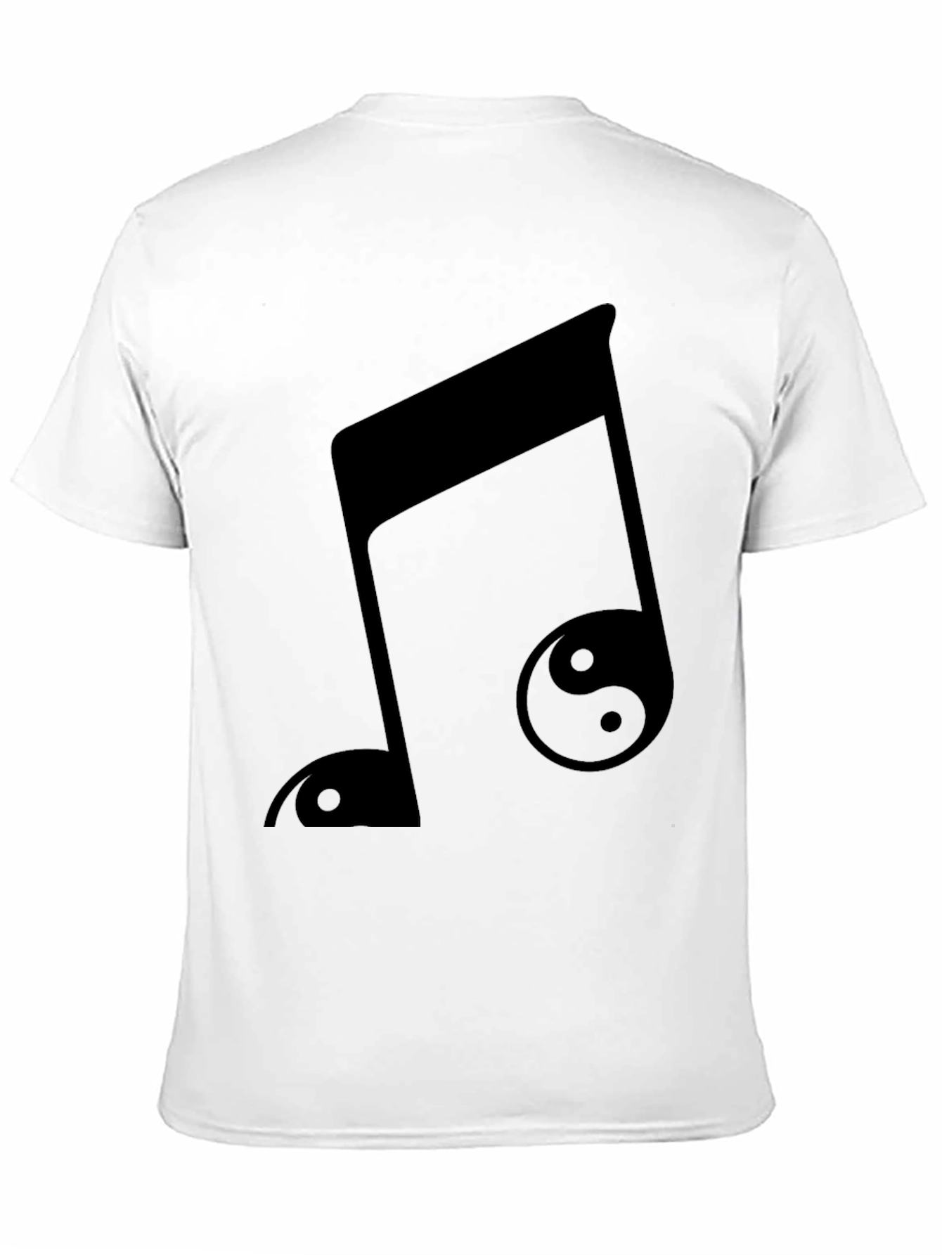 Musical Yin Yang Graphic Tee - Modern Comfort