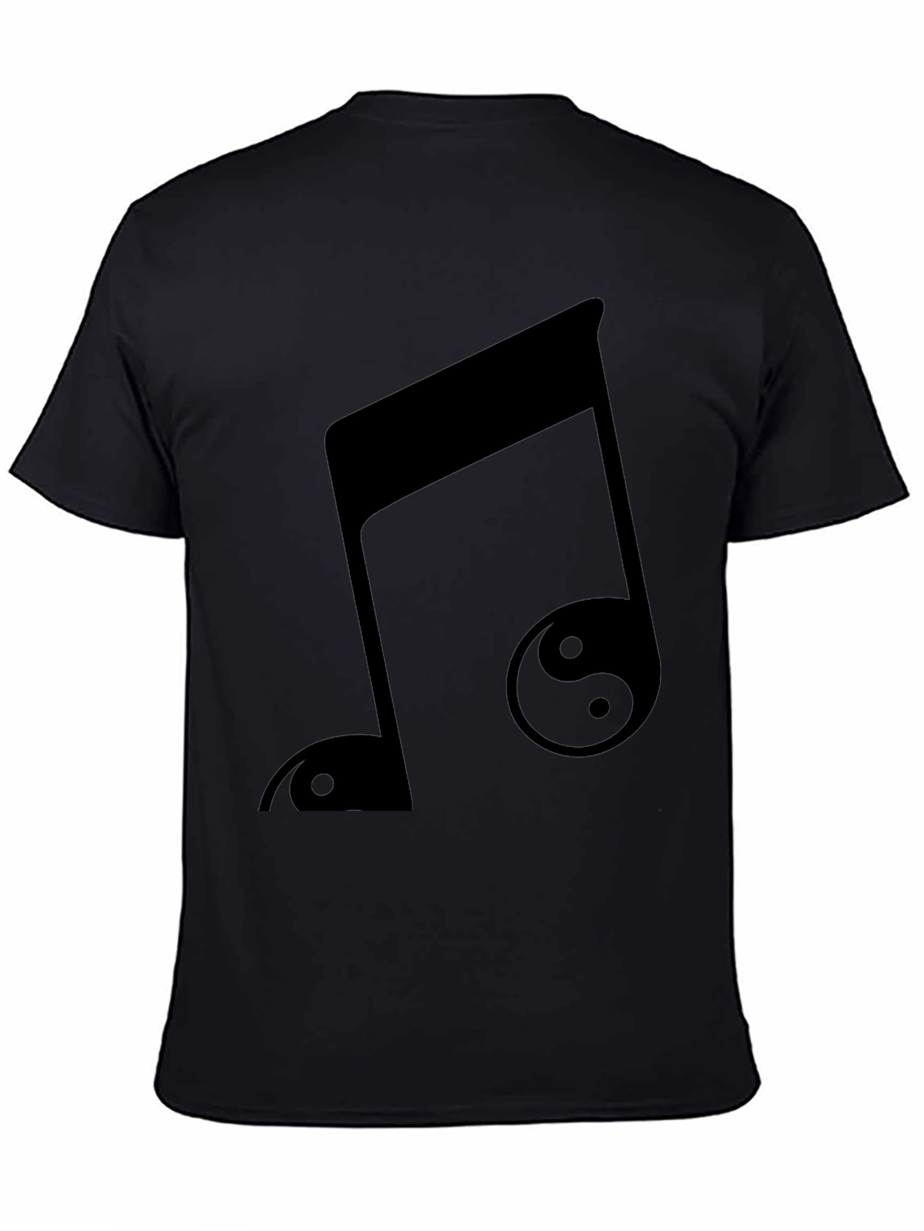 Musical Yin Yang Graphic Tee - Modern Comfort
