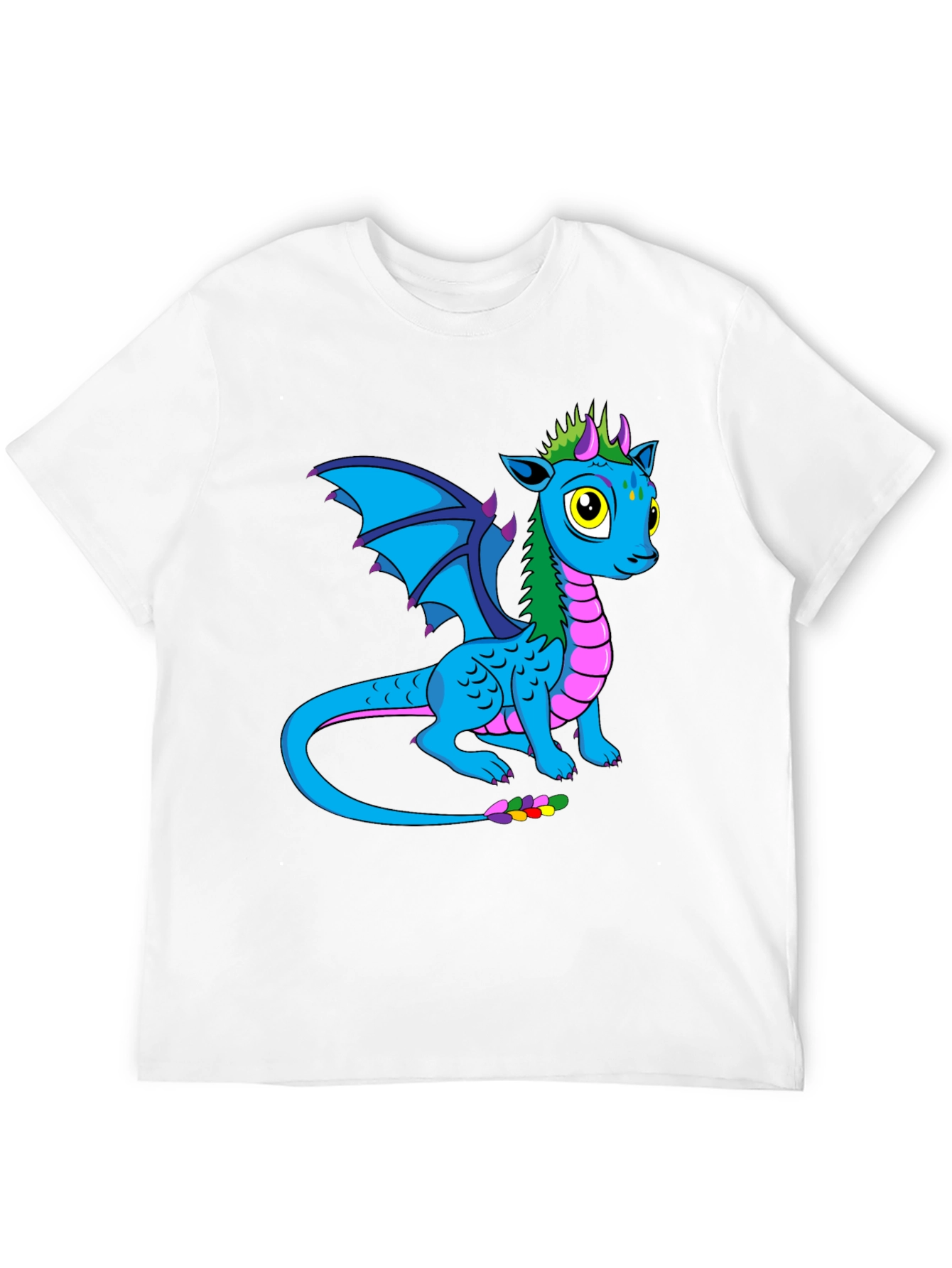 Dragon Graphic T-Shirt - Black Cotton Tee