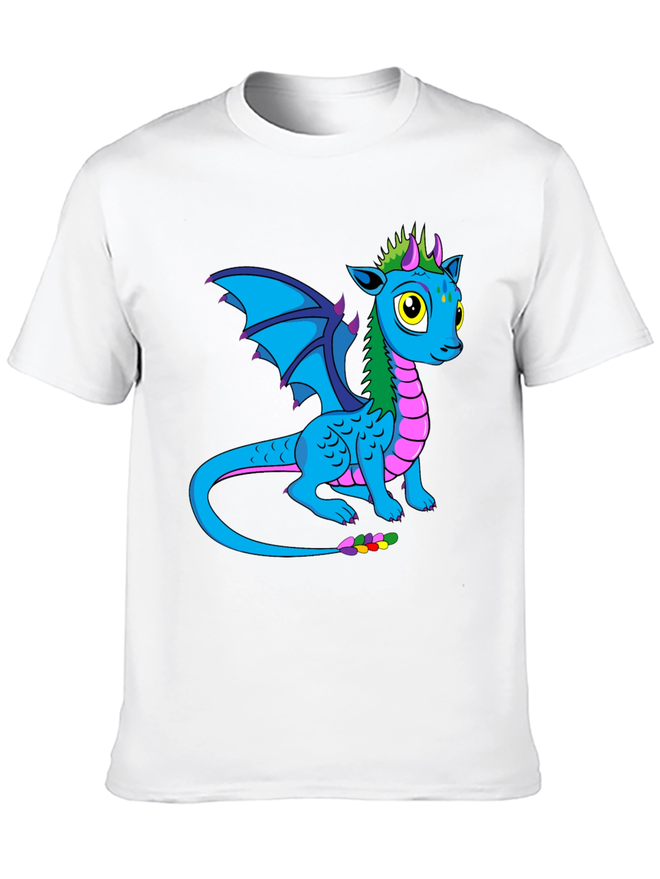 Dragon Graphic T-Shirt - Black Cotton Tee