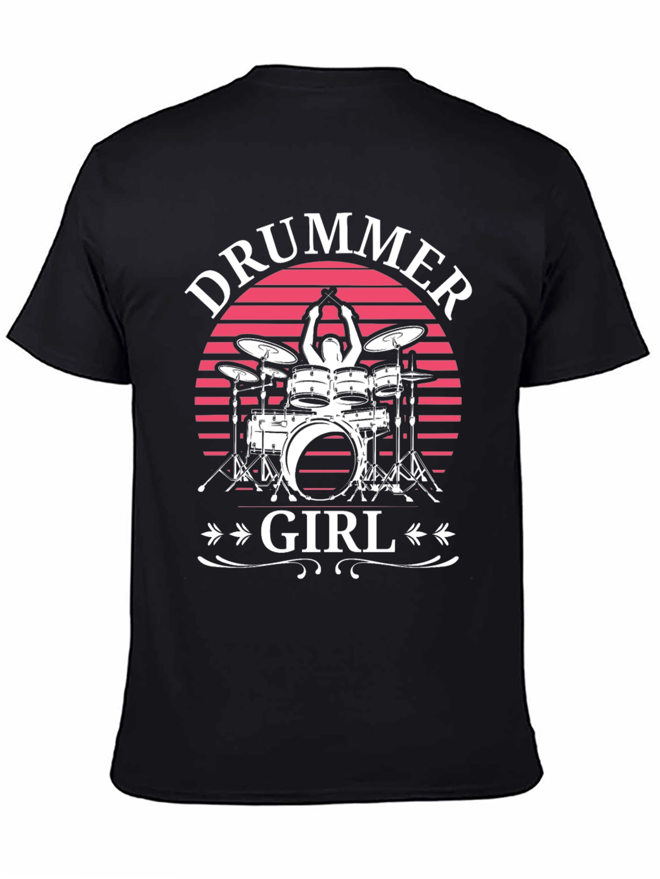 Drummer Girl T-Shirt - Music Lover Tee