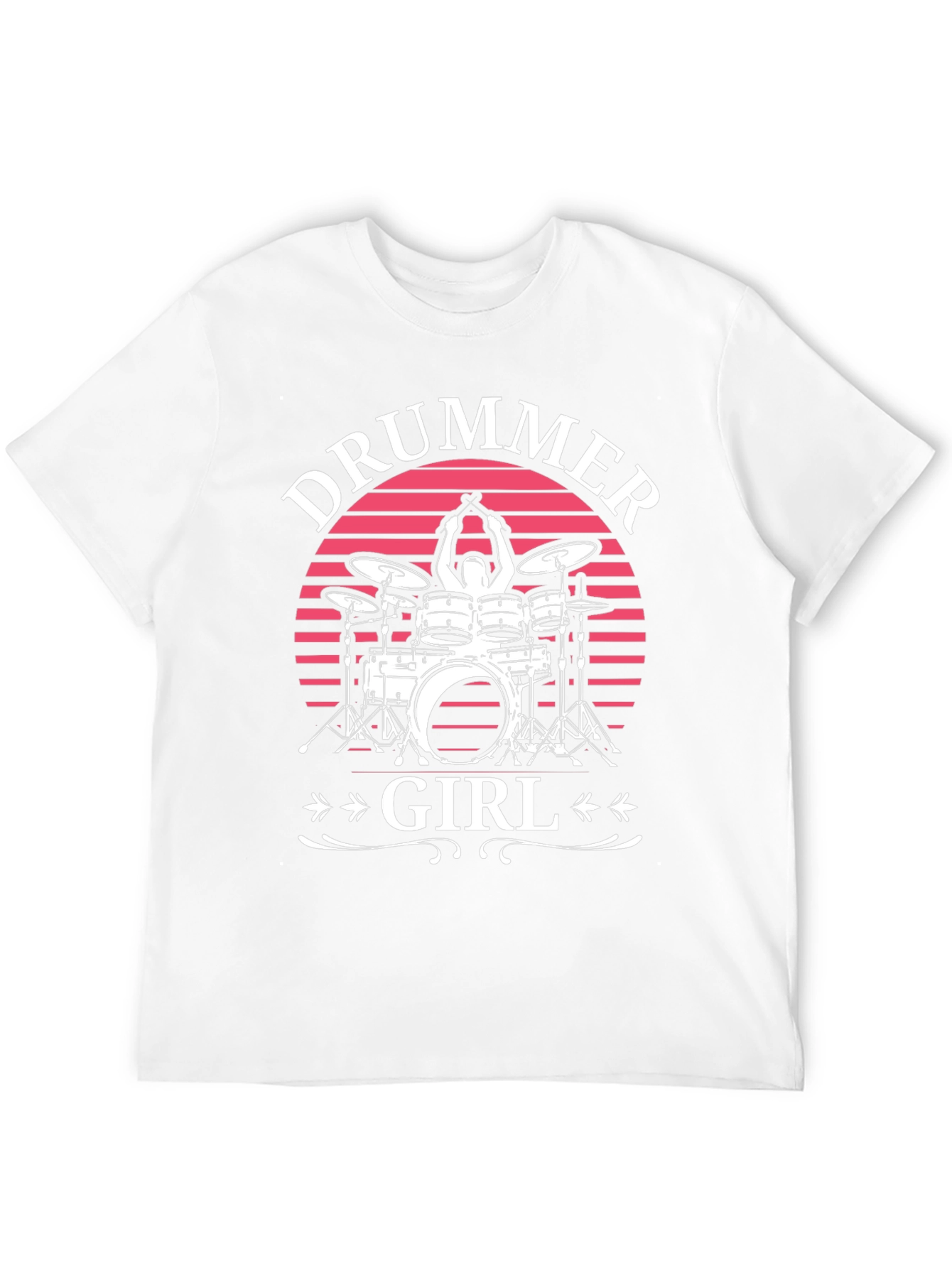 Drummer Girl T-Shirt - Music Lover Tee
