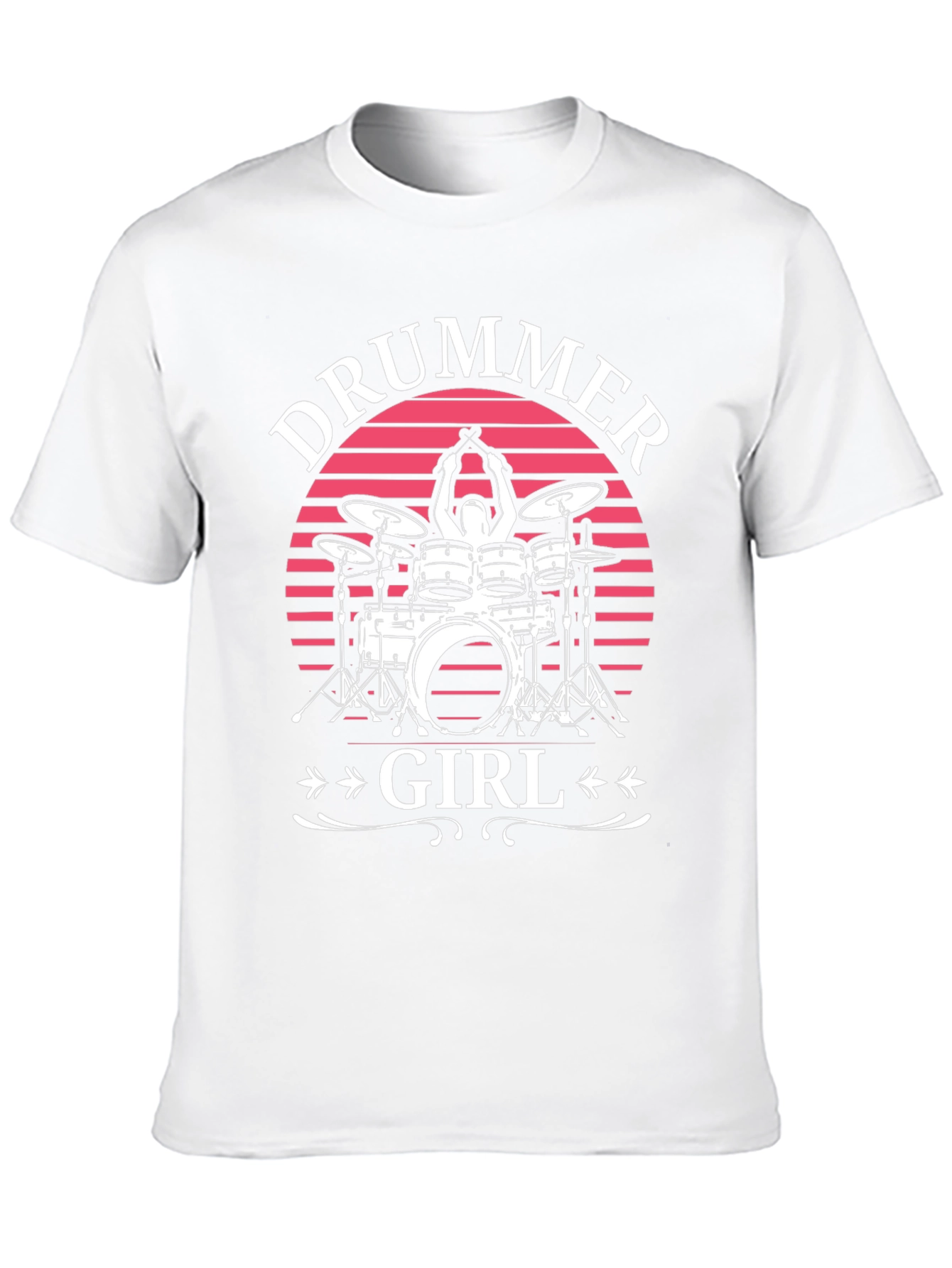 Drummer Girl T-Shirt - Music Lover Tee