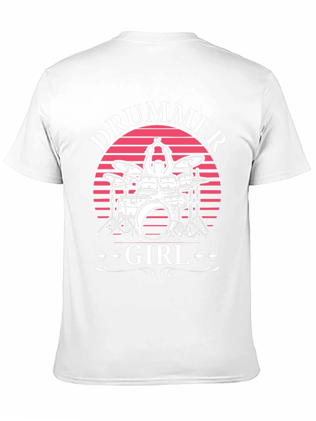 Drummer Girl T-Shirt - Music Lover Tee