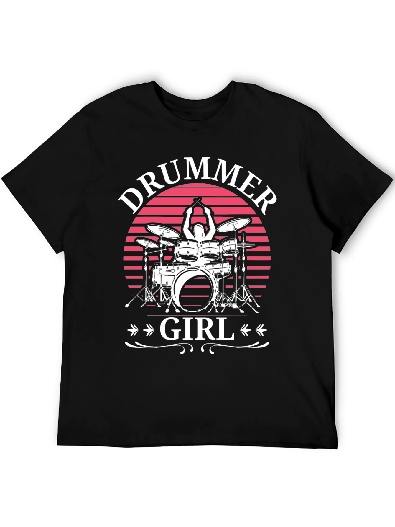 Drummer Girl T-Shirt - Music Lover Tee