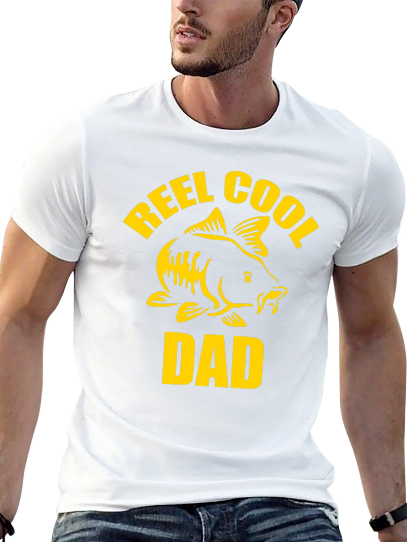 Reel Cool Dad T-Shirt Fishing Gift