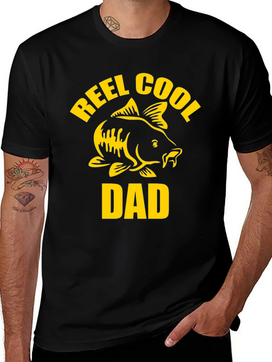 Reel Cool Dad T-Shirt Fishing Gift