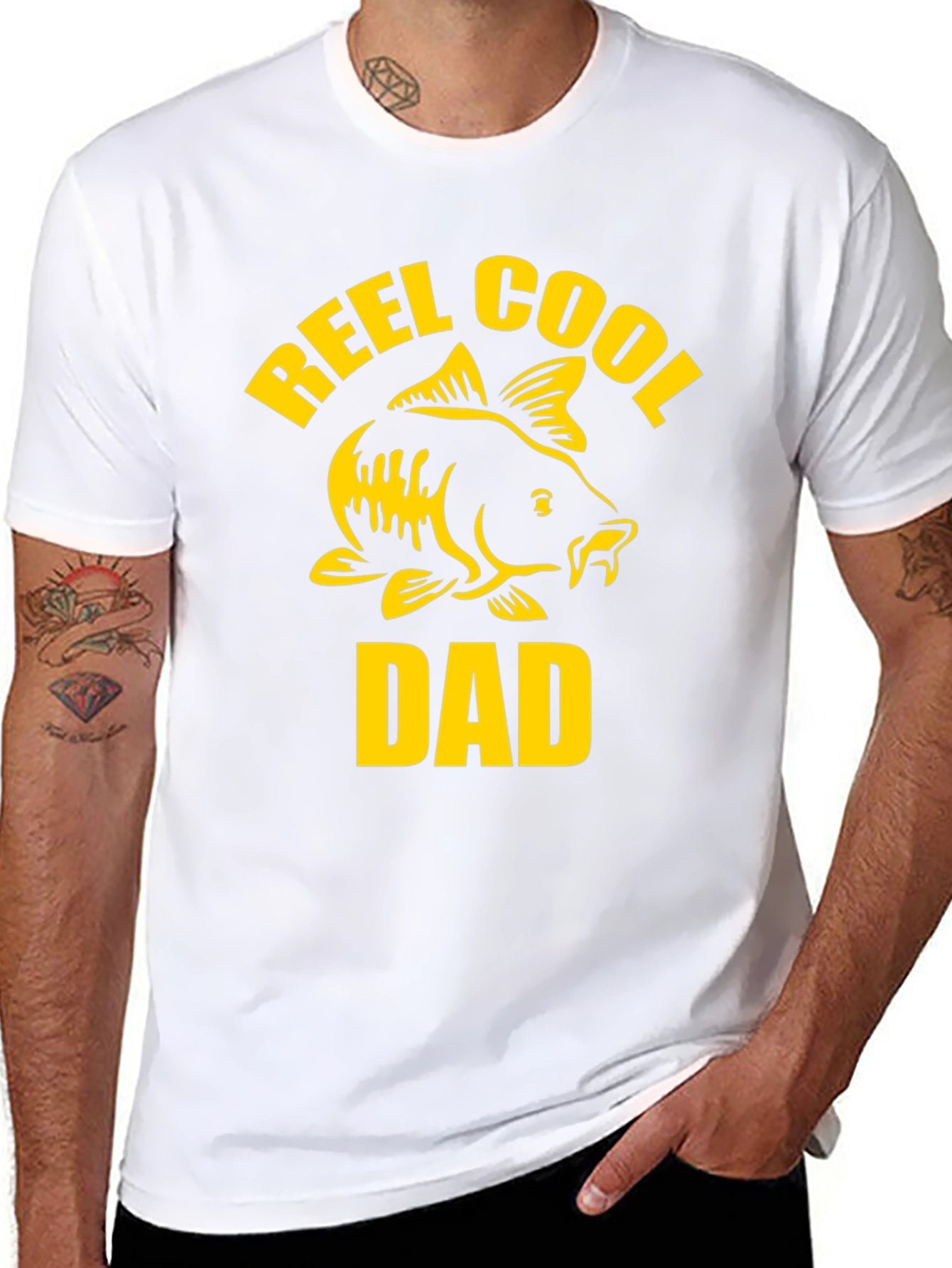 Reel Cool Dad T-Shirt Fishing Gift