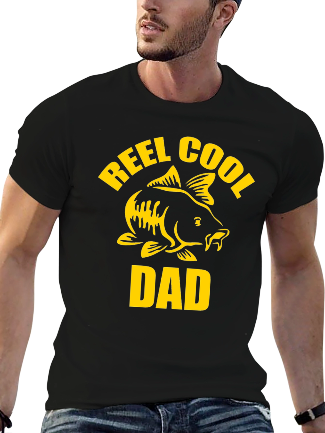 Reel Cool Dad T-Shirt Fishing Gift