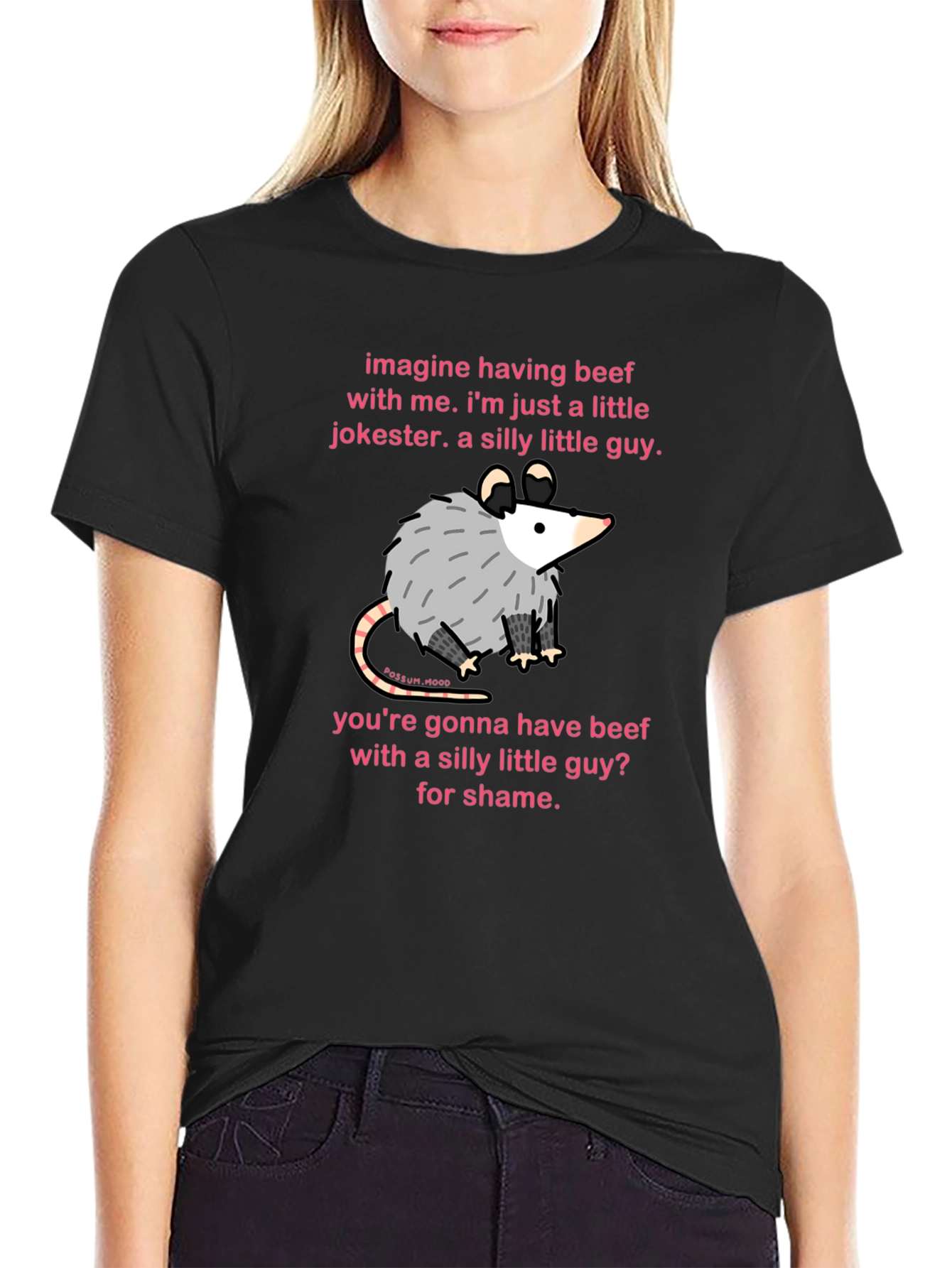 Silly Guy Opossum Graphic Tee