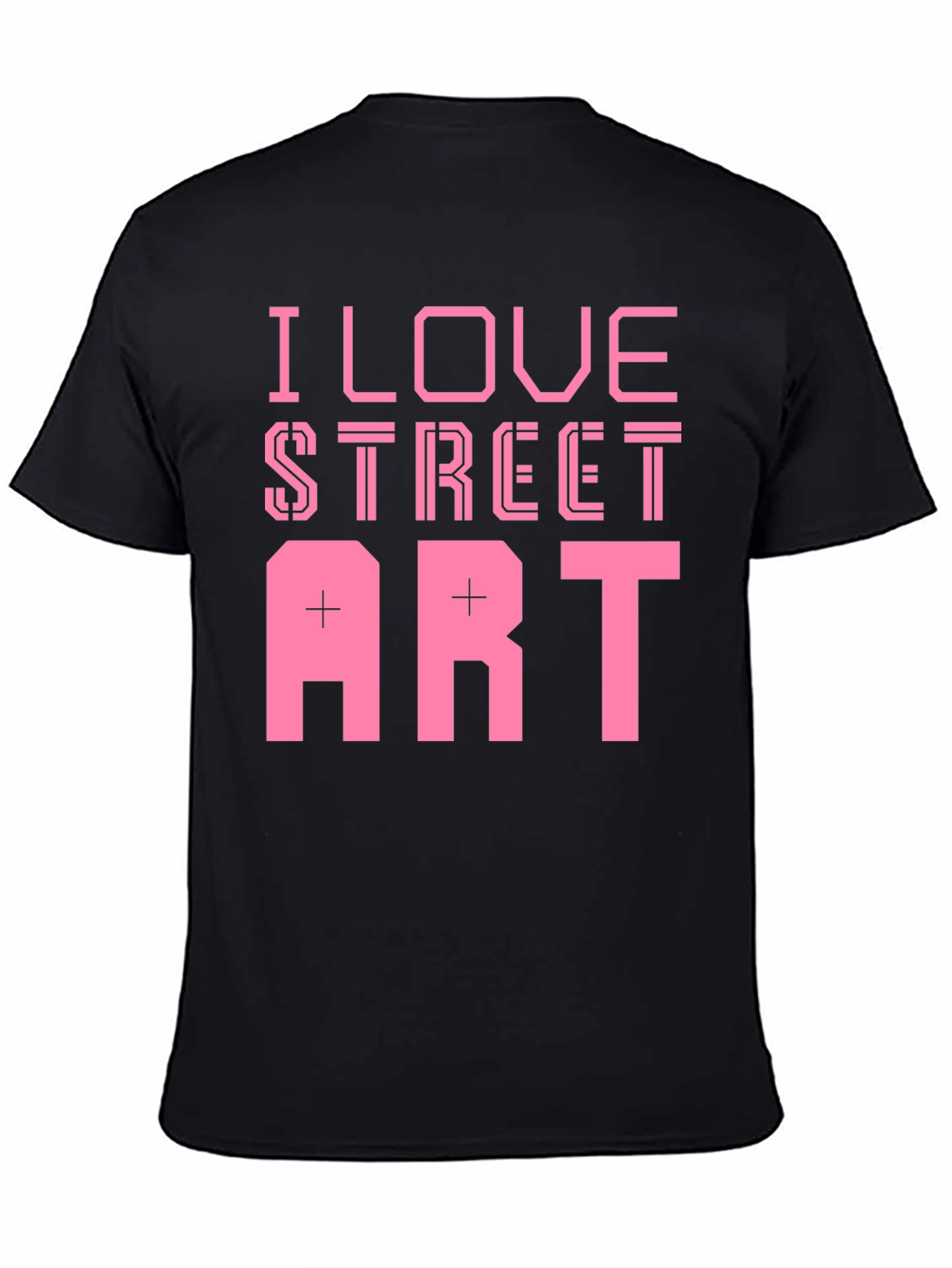 I Love Street Art Black T-Shirt