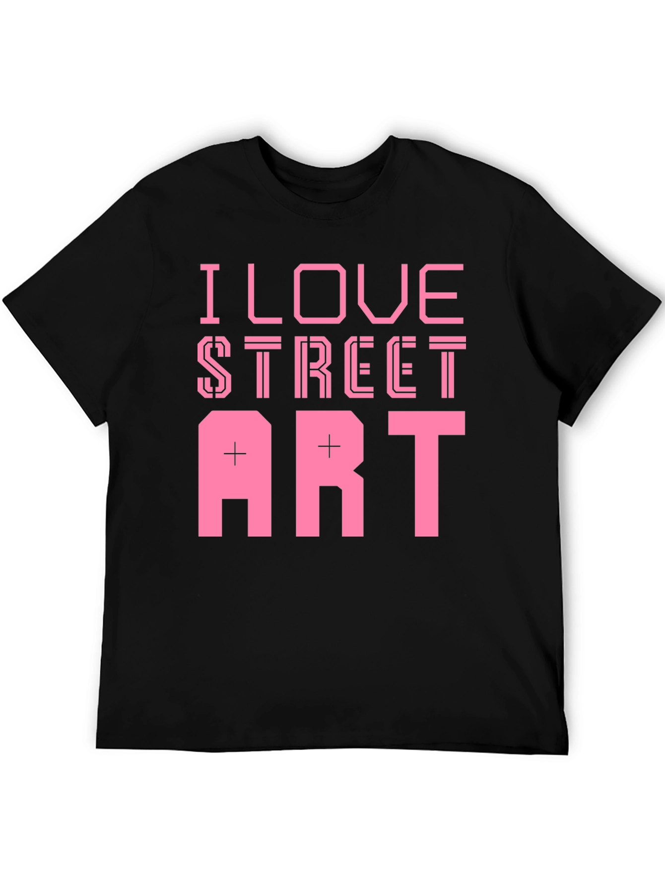 I Love Street Art Black T-Shirt