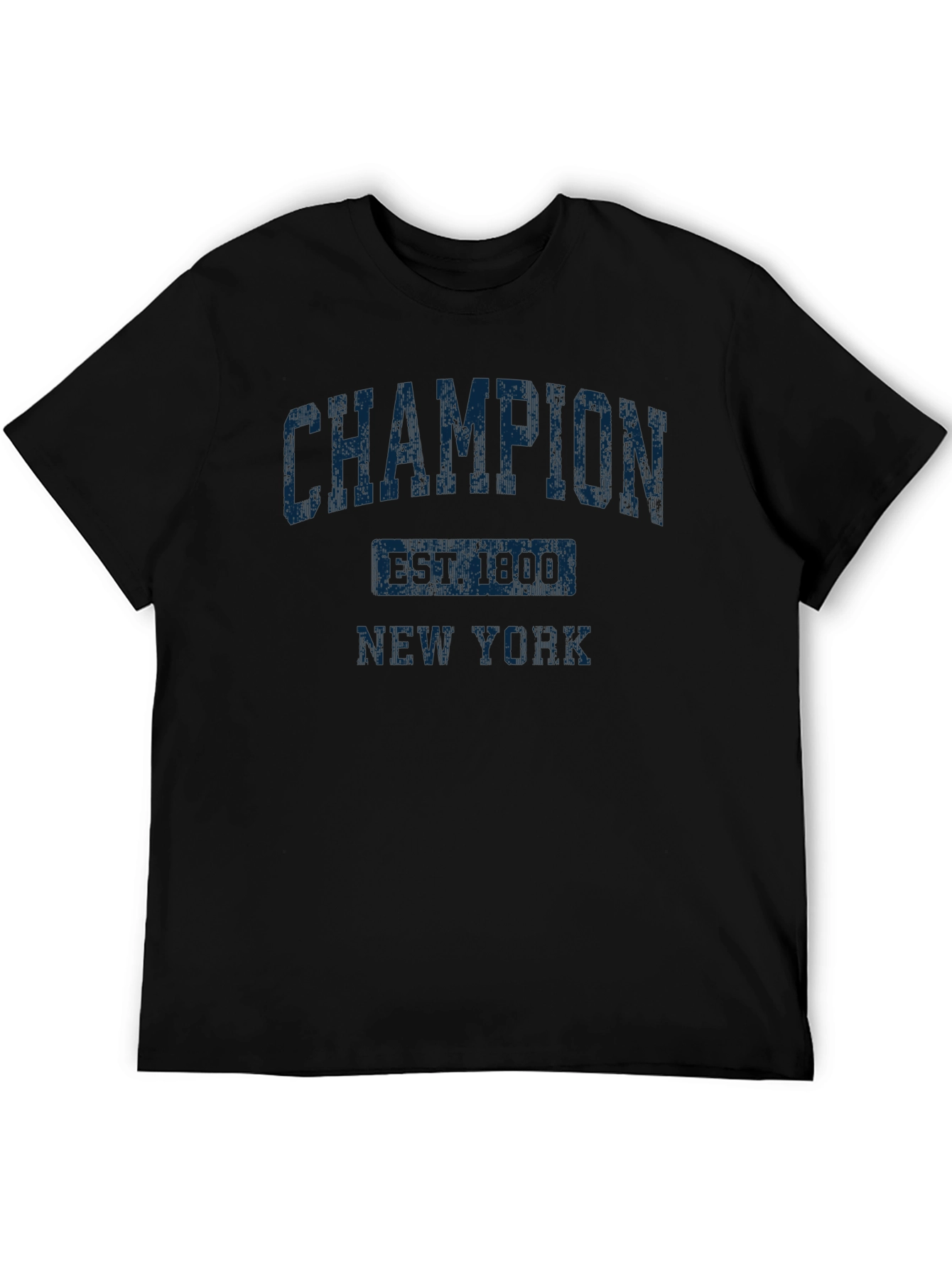 Champion Est 1900 New York Black T-Shirt