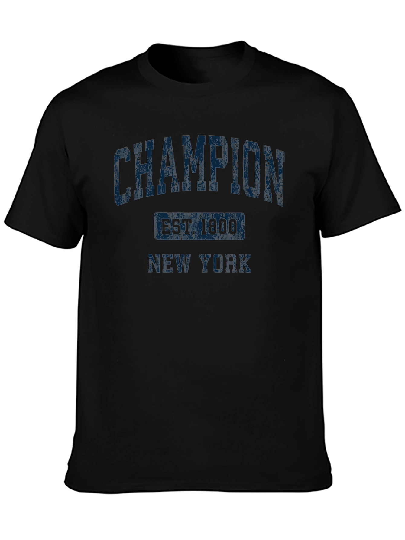 Champion Est 1900 New York Black T-Shirt
