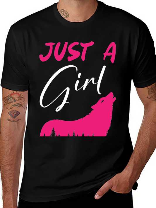 Just A Girl Who Loves Wolves T-Shirt