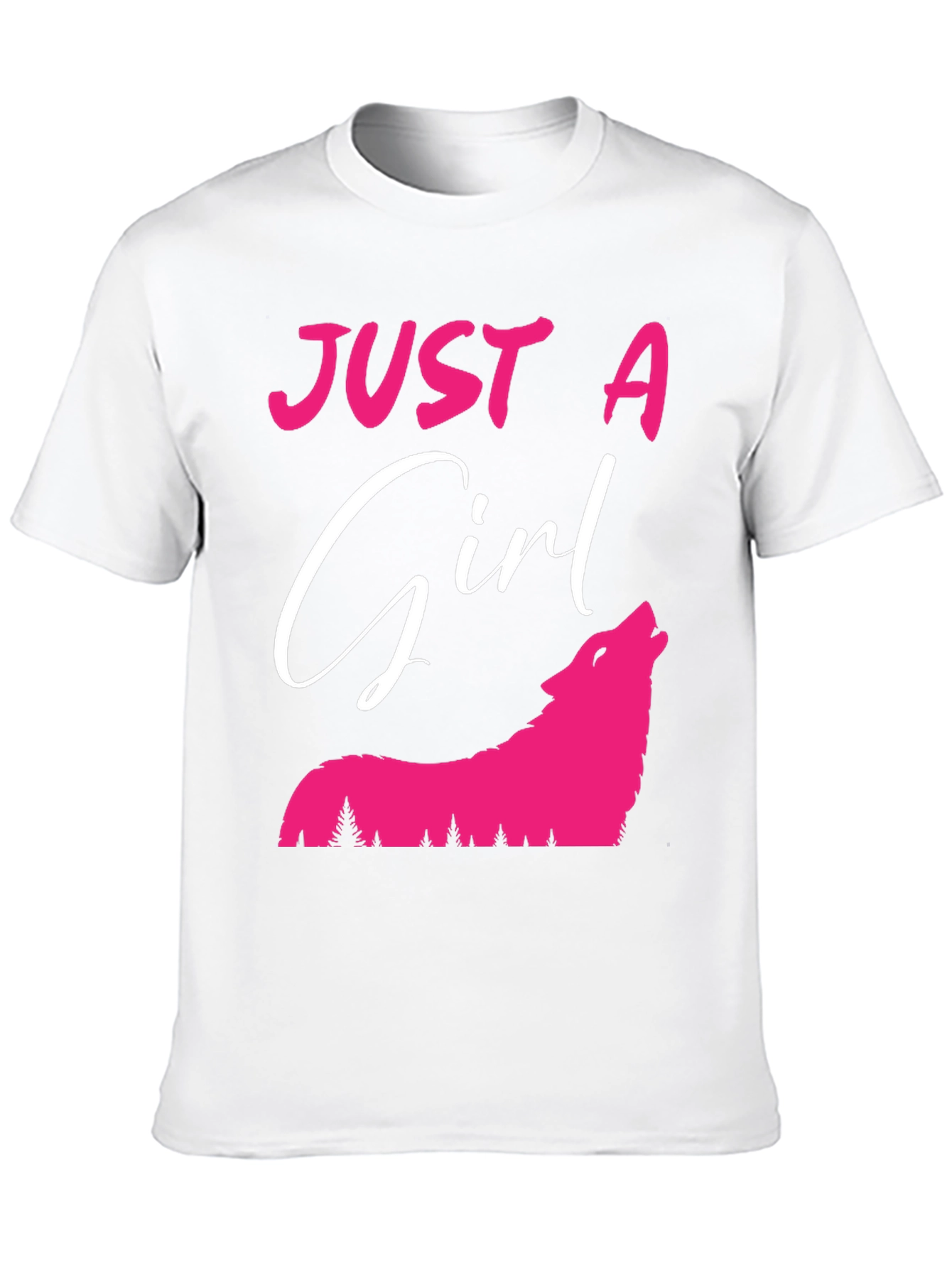 Just A Girl Who Loves Wolves T-Shirt