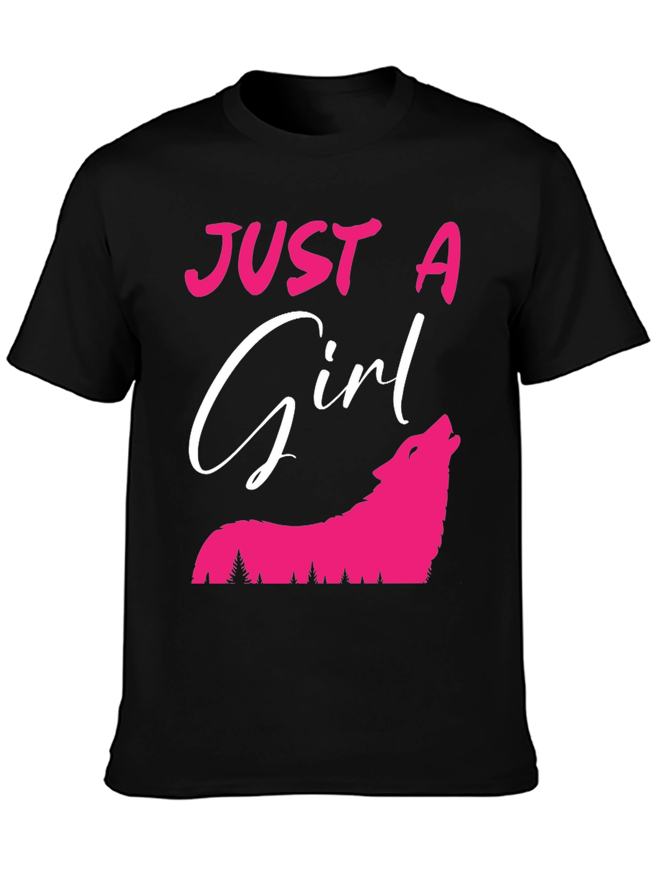 Just A Girl Who Loves Wolves T-Shirt