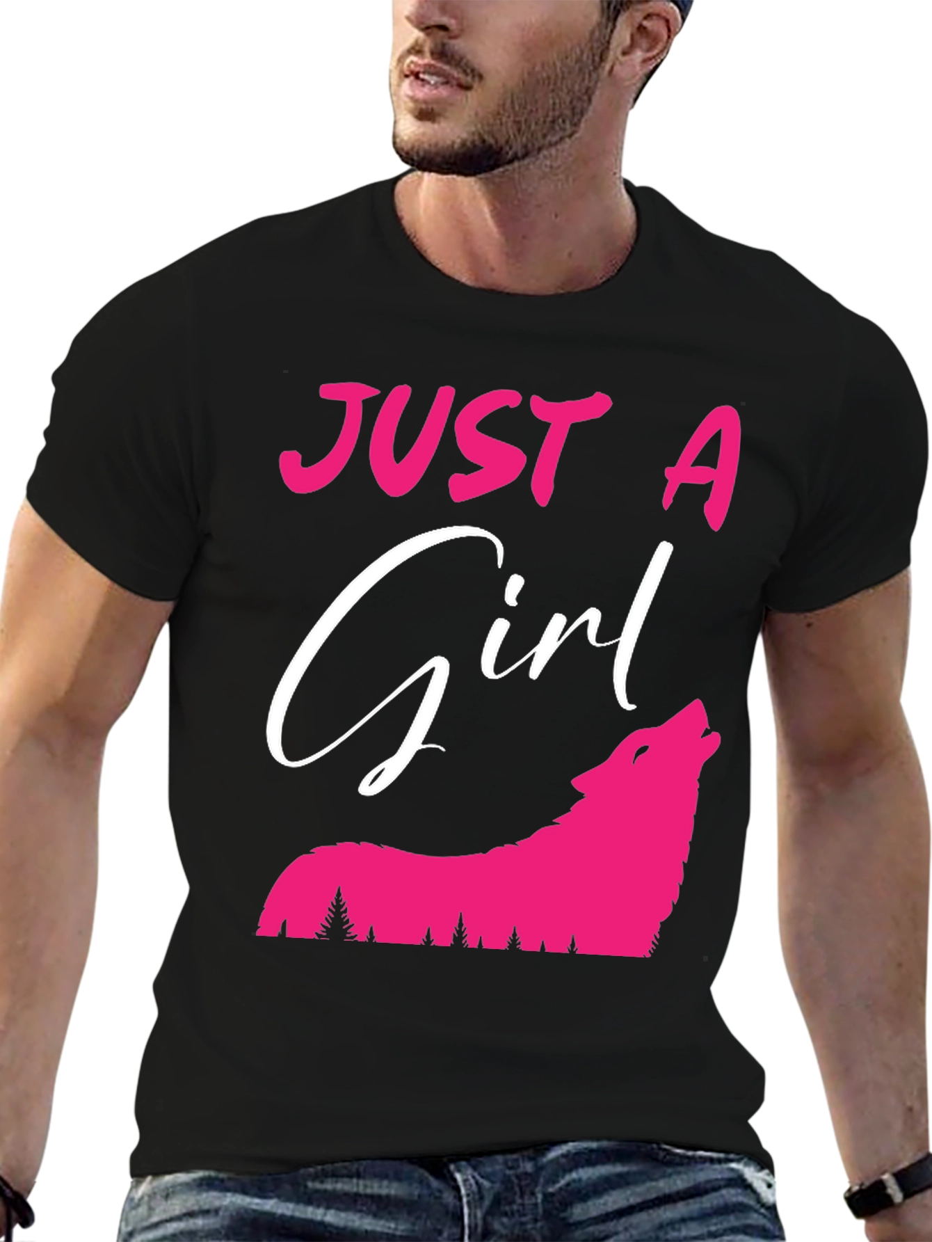 Just A Girl Who Loves Wolves T-Shirt