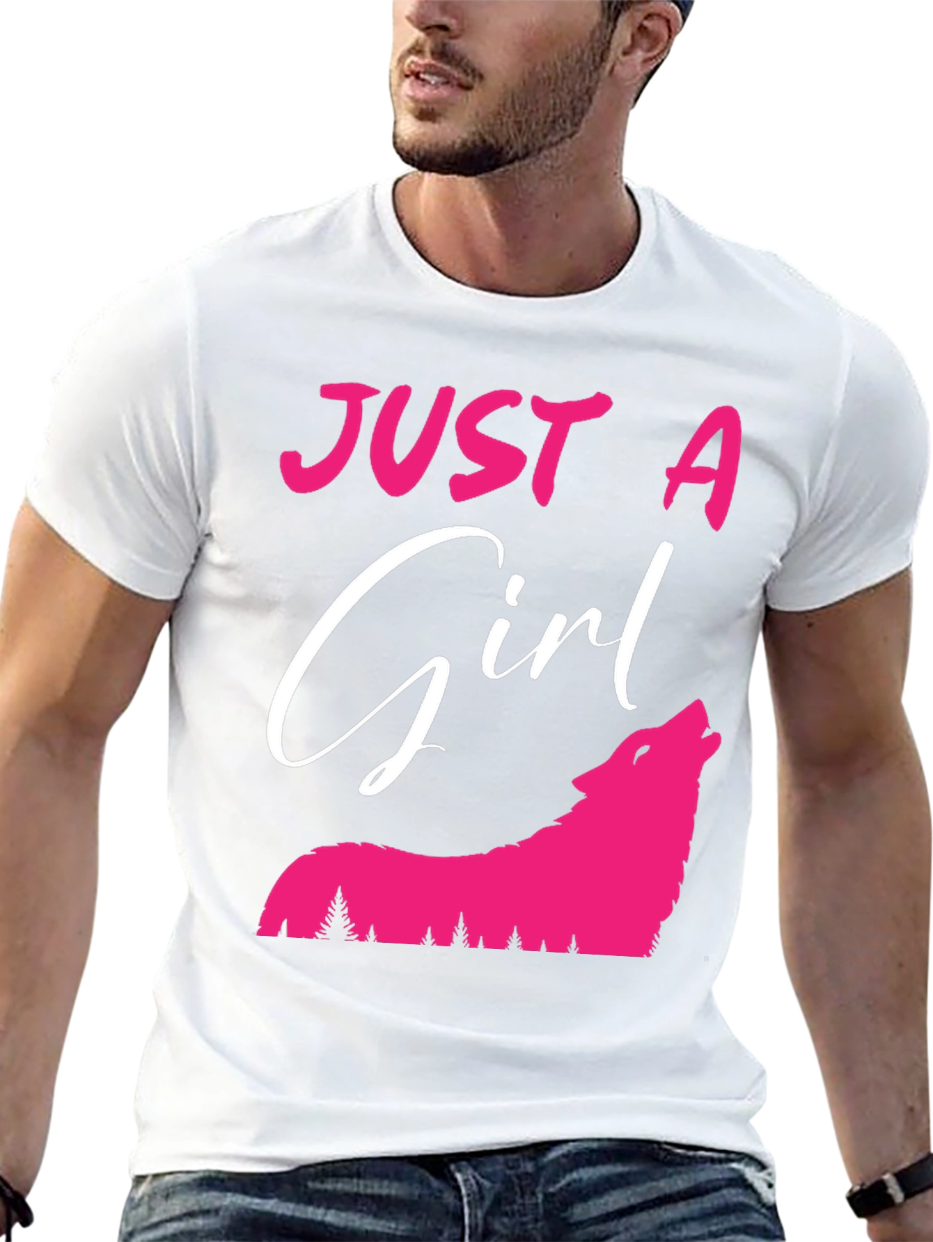 Just A Girl Who Loves Wolves T-Shirt
