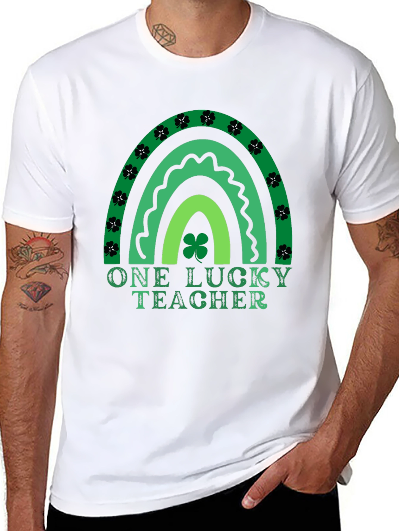 One Lucky Teacher St. Patricks Day T-Shirt