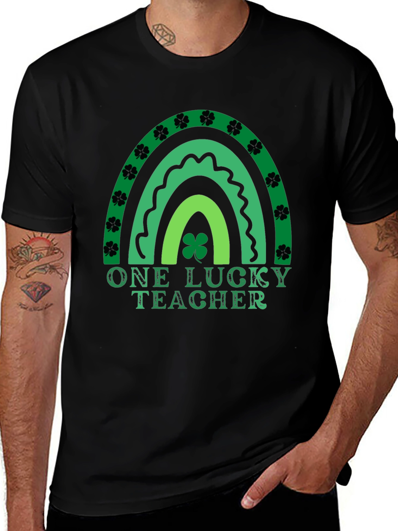 One Lucky Teacher St. Patricks Day T-Shirt