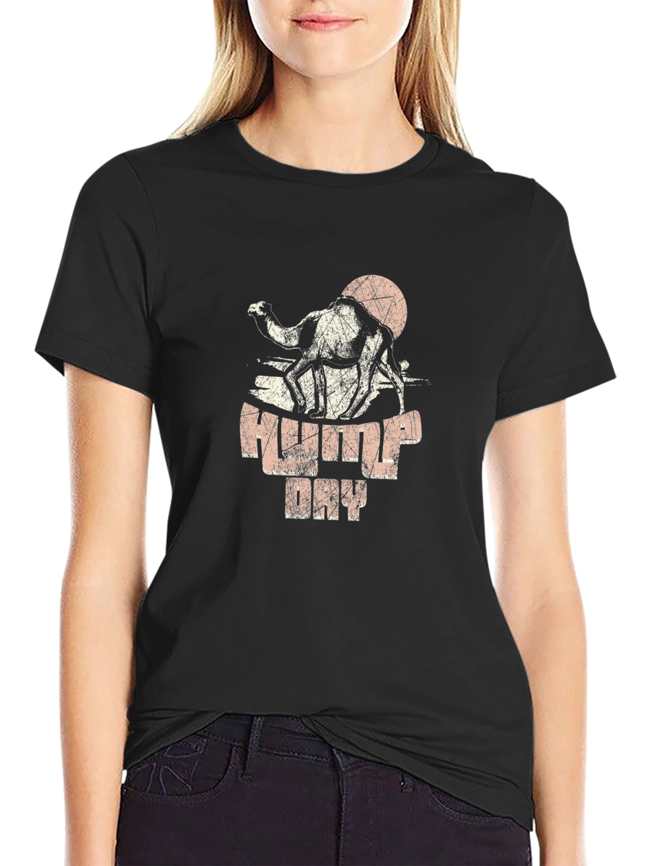 Hump Day Camel Graphic Tee - Mens Black T-Shirt