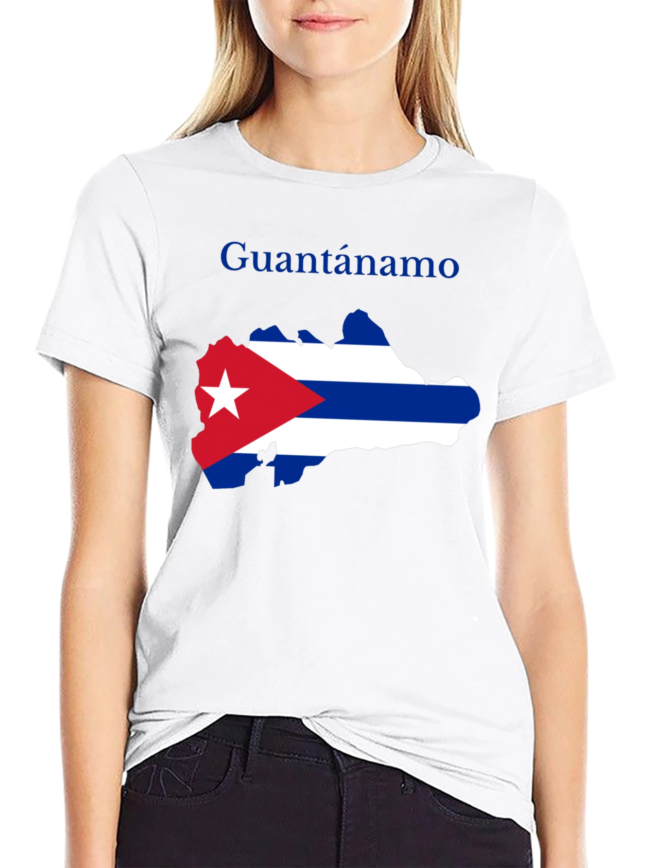 Cuba Guantanamo Flag T-Shirt - Patriotic Souvenir Tee