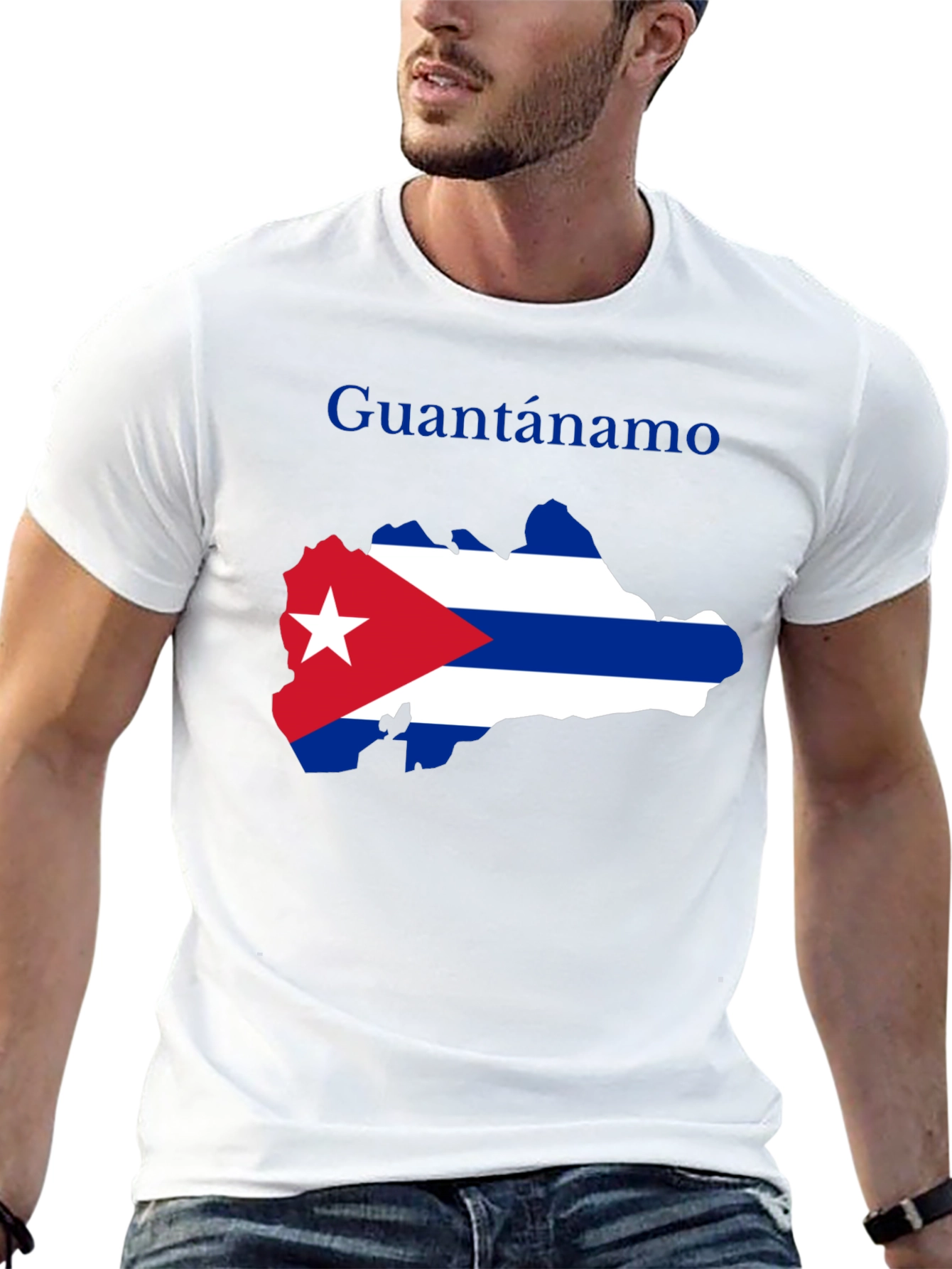Cuba Guantanamo Flag T-Shirt - Patriotic Souvenir Tee