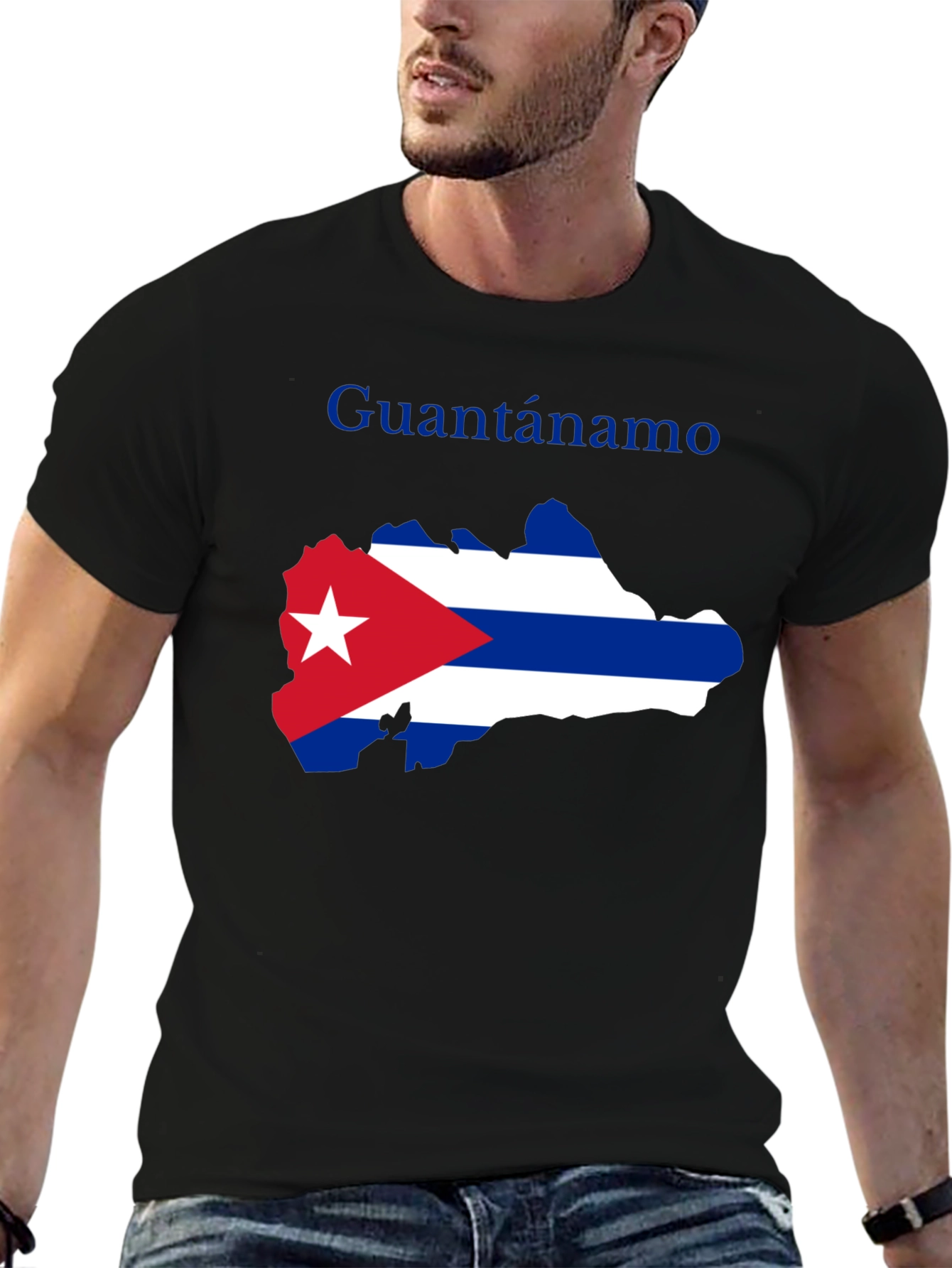 Cuba Guantanamo Flag T-Shirt - Patriotic Souvenir Tee