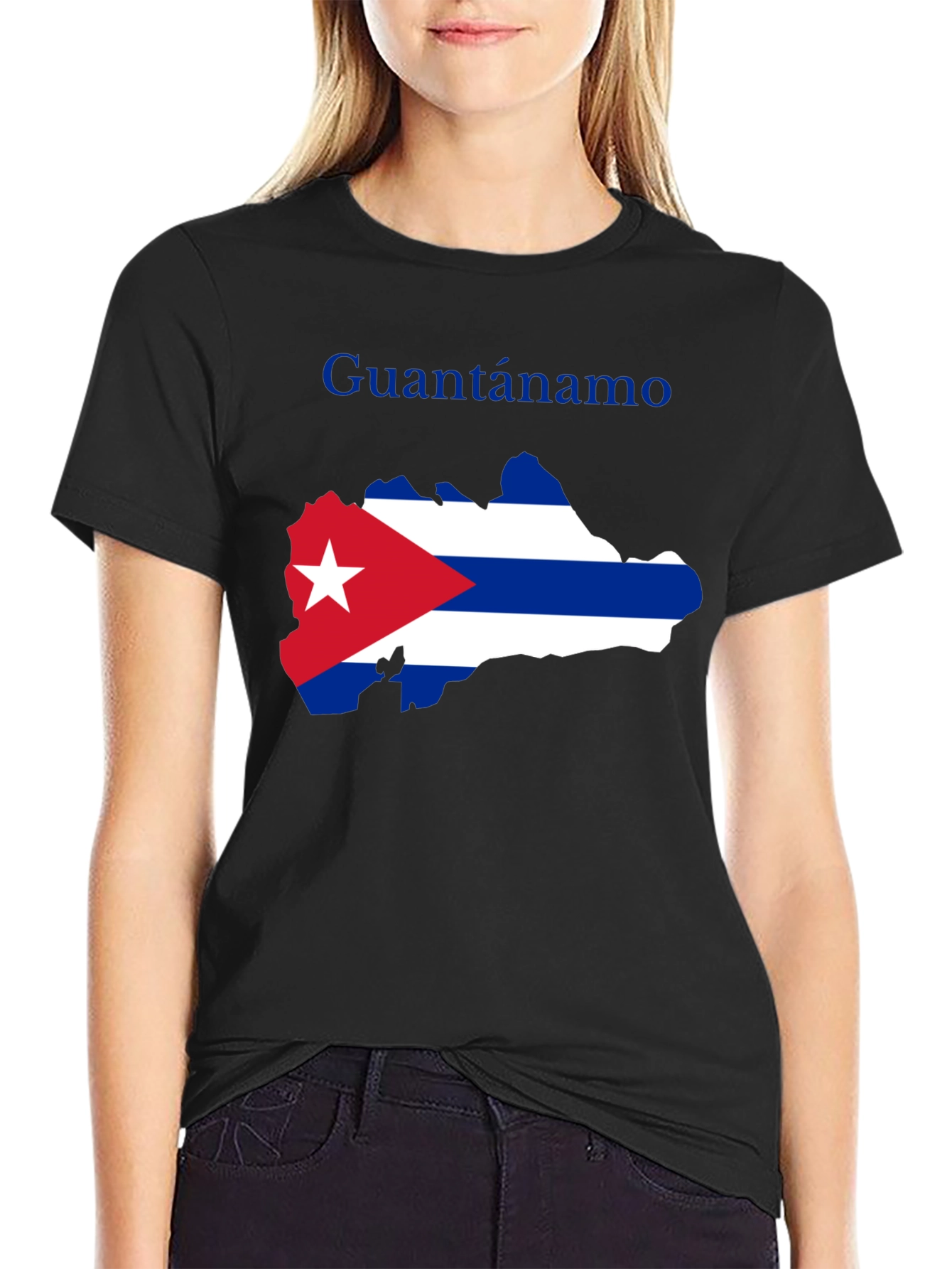 Cuba Guantanamo Flag T-Shirt - Patriotic Souvenir Tee